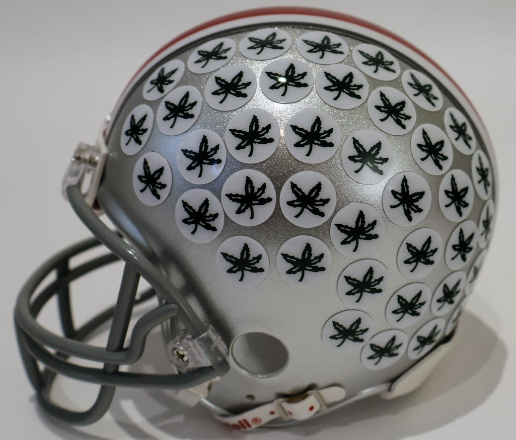 Randy Gradishar Autographed Ohio State Riddle Mini Helmet with Replica Helmet Decals - Beckett