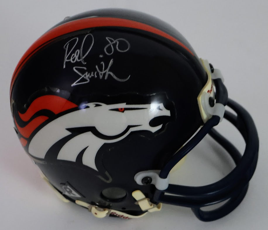 Rod Smith Autographed Denver Broncos Mini Helmet