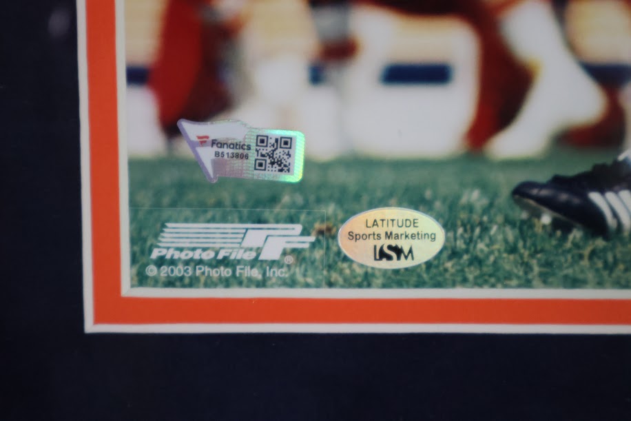 Dick Butkus Chicago Bears Autographed 8x10 Framed Photo - Latitude Sports Marketing