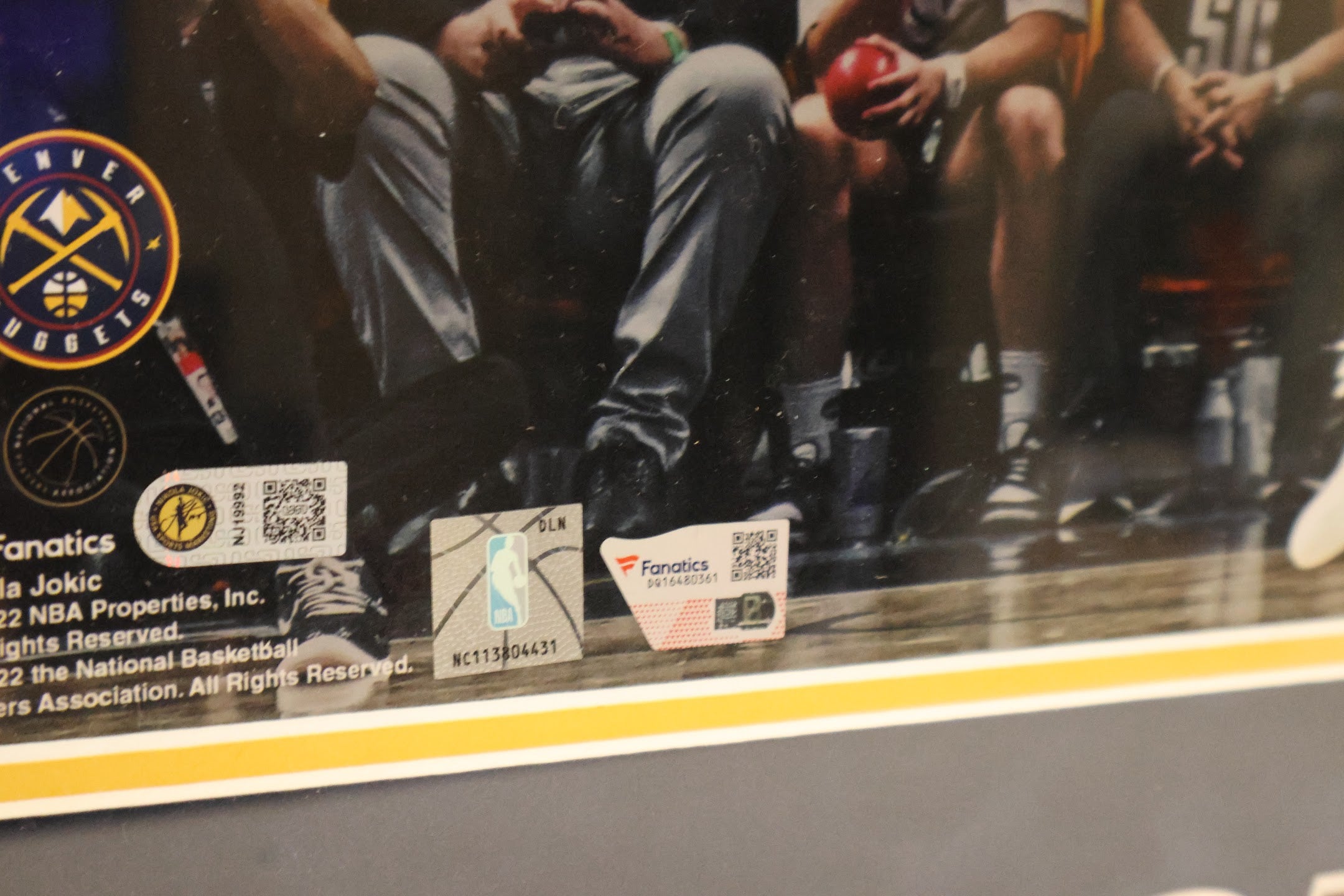 Nikola Jokić Autographed 16x20 Finals Shooting Photo - 2023 NBA Champion Deluxe Framed Fanatics COA