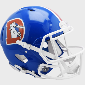 Denver Broncos Riddell Speed Throwback Full-Size Authentic NFL Helmet