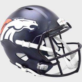 Denver Broncos Full Size Riddell Replica Helmet