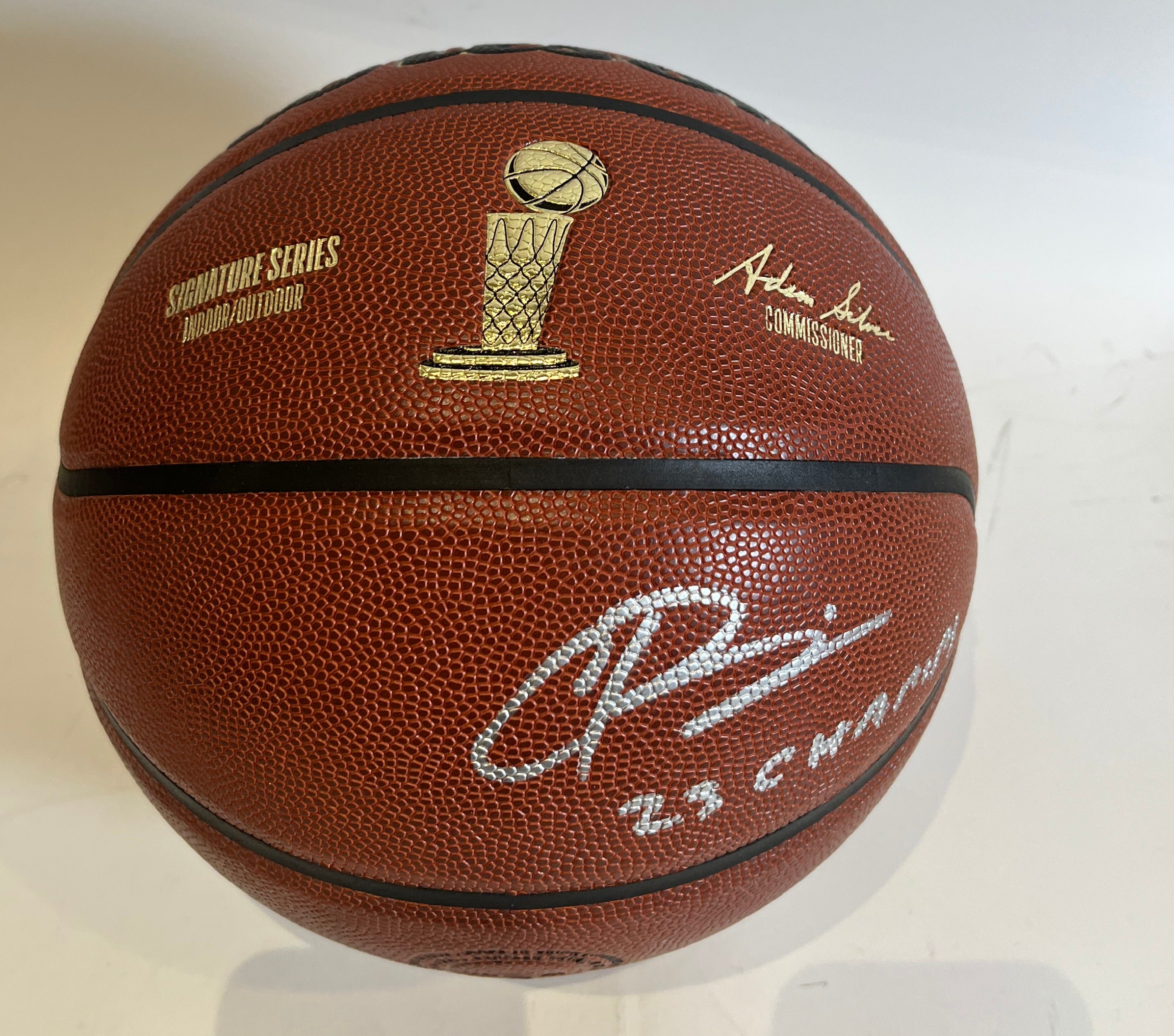 Christian Braun Autographed NBA I/O Basketball Inscribed 23 Champs Beckett COA