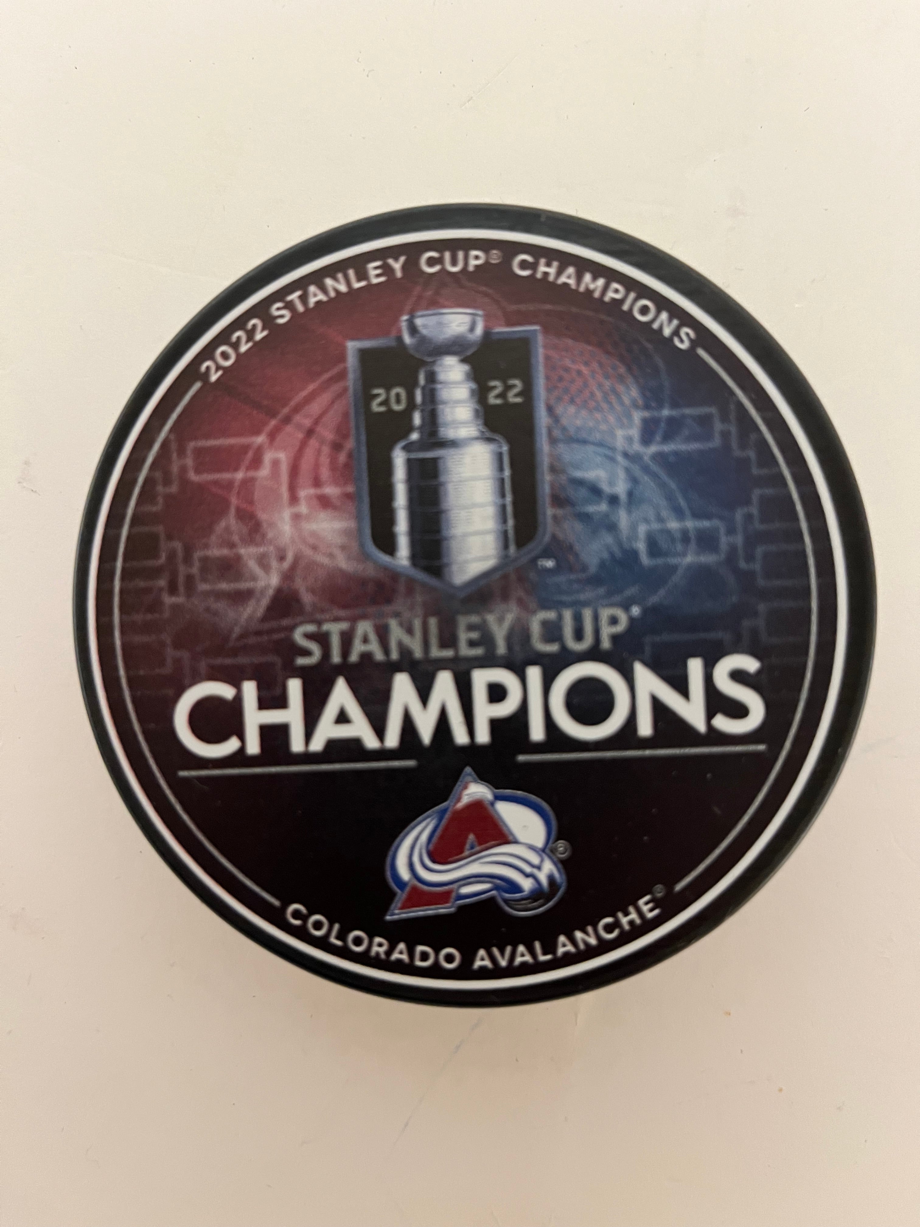 Colorado Avalanche 22 Stanley Cup Logo Puck