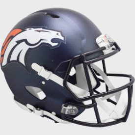 Denver Broncos Pro Full Size Riddell Helmet - Latitude Sports Marketing