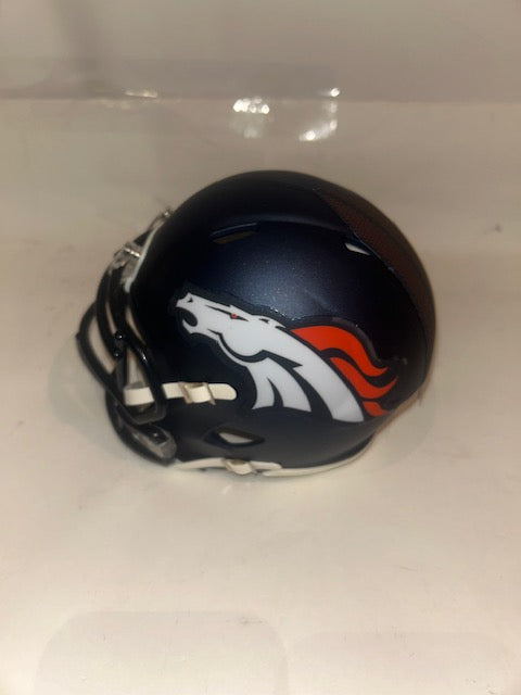 Talanoa Hufanga Autographed Denver Broncos Mini Helmet