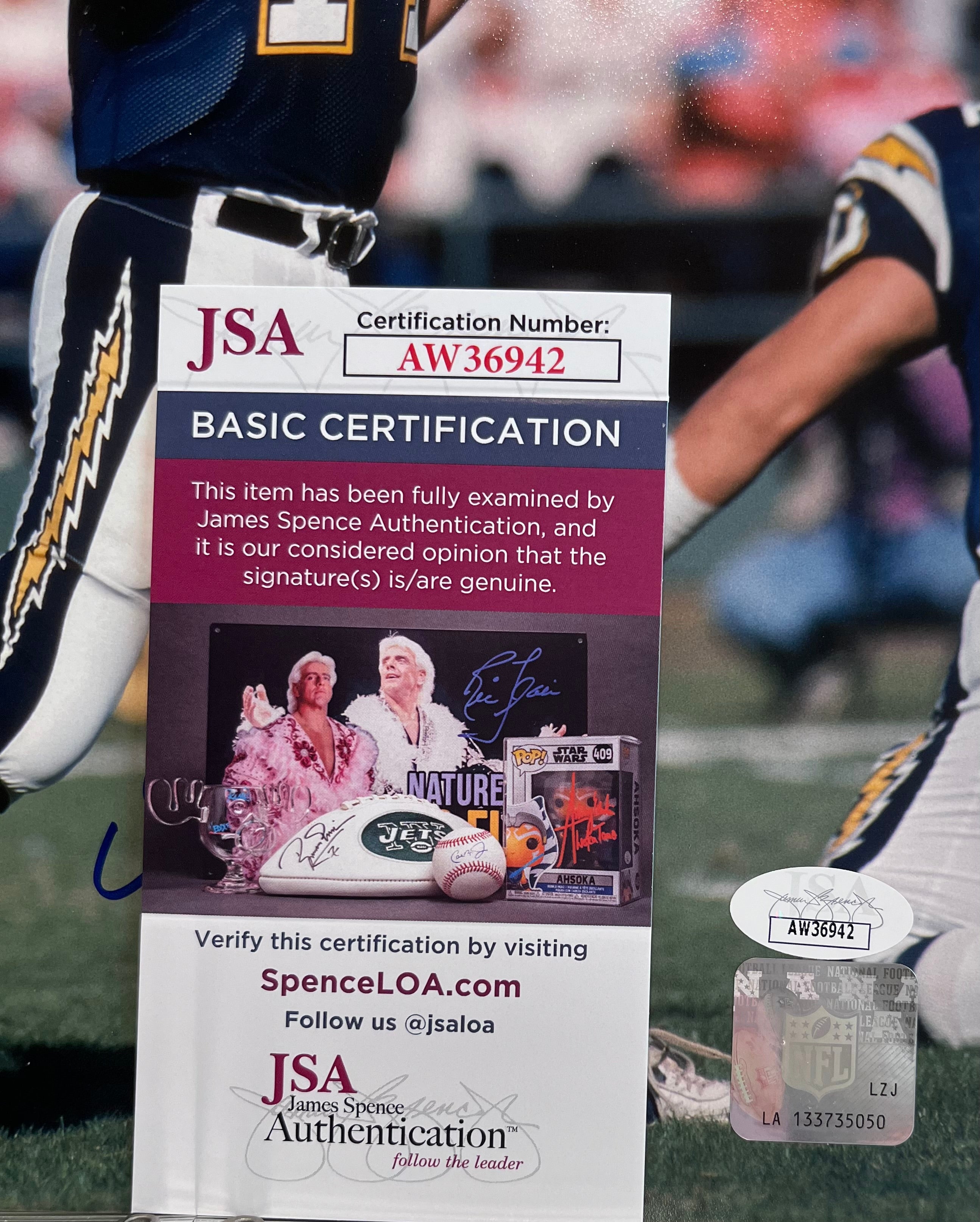 Dan Fouts Autographed 8x10 Photo