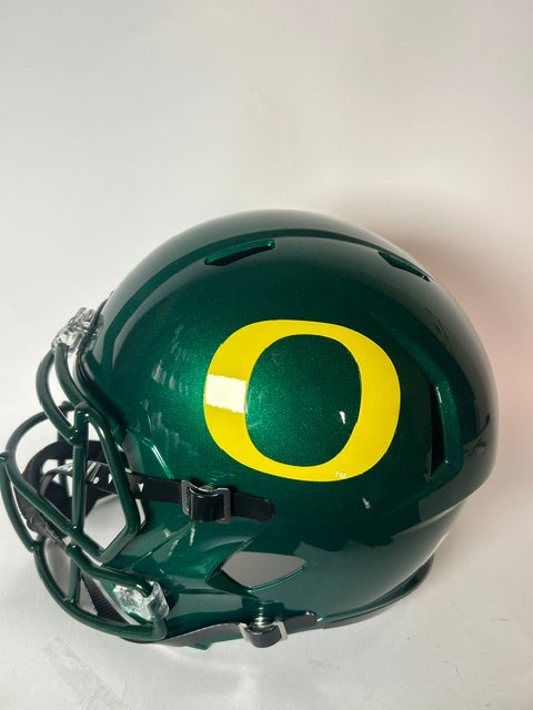 Bo Nix Autographed Oregon Ducks Replica Helmet – BAS COA