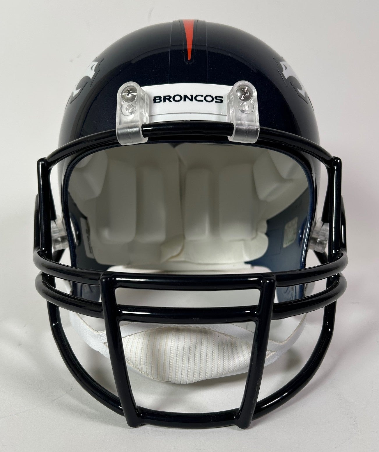 John Lynch Autographed/Inscribed "HOF '21" Denver Broncos Replica Helmet Beckett COA