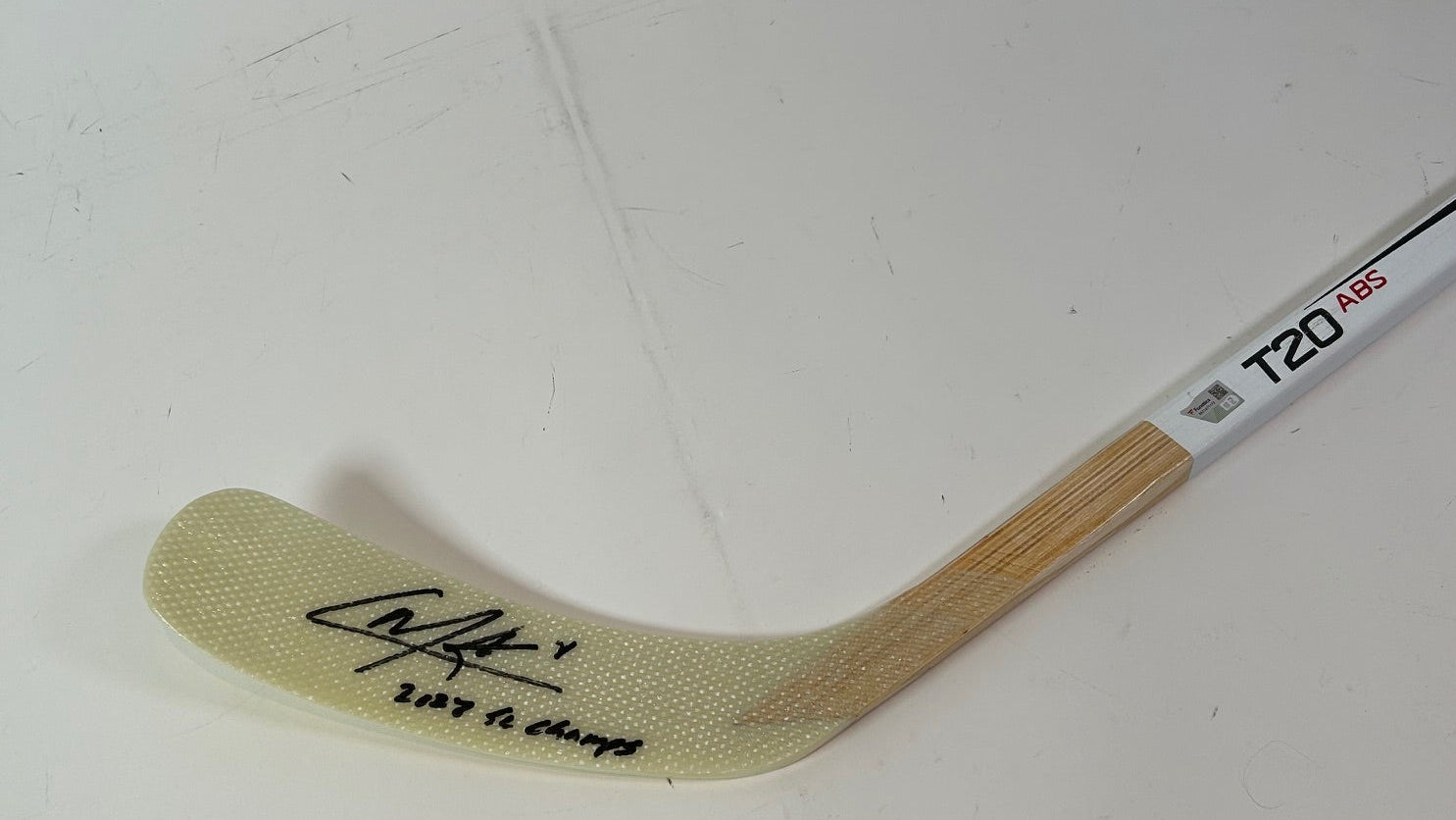 Cale Makar Autographed/Inscribed "2022 SC Champs" Sherwood Hockey Stick