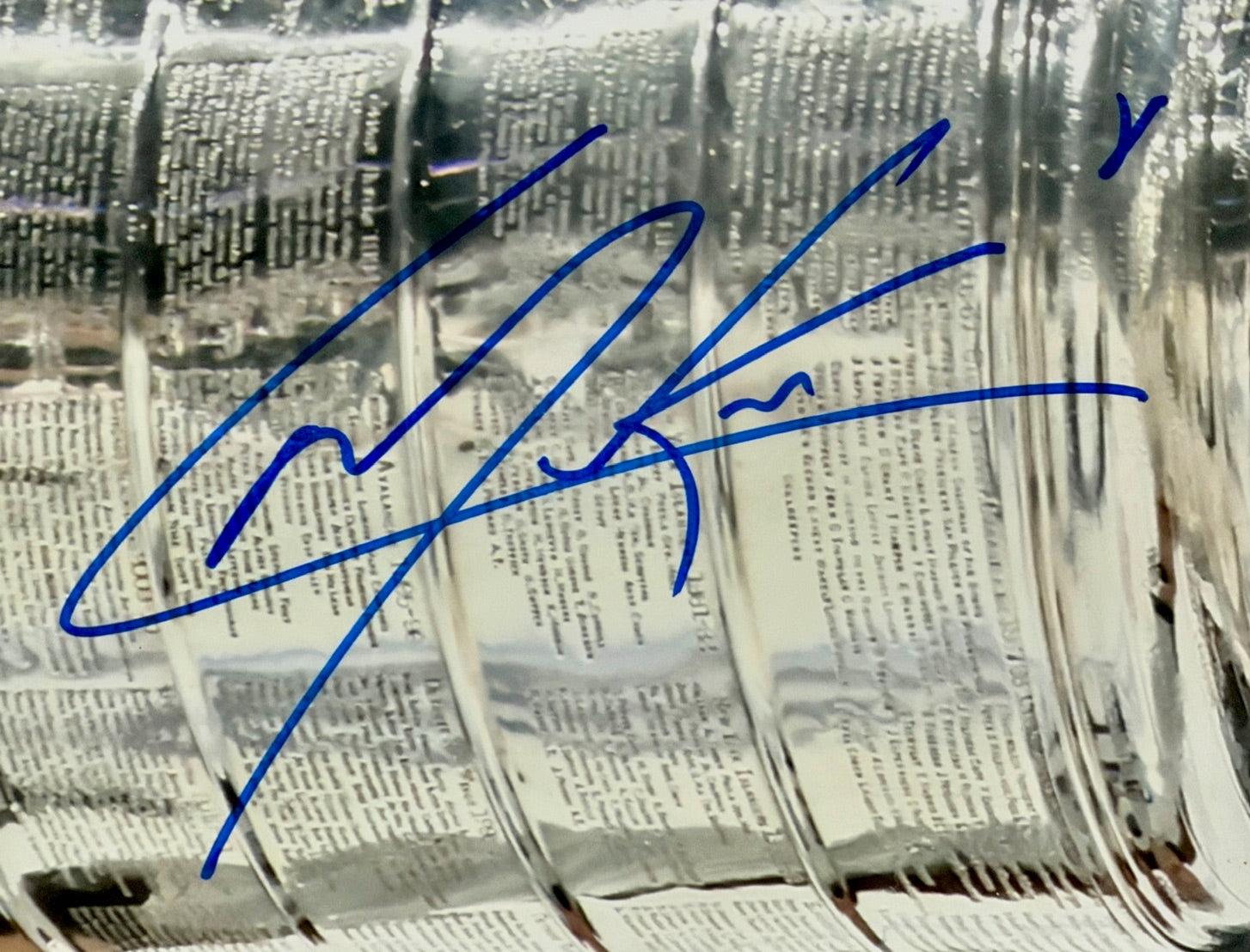 Cale Makar Autographed 16x20 Photo Raising the Stanley Cup Framed Fanatics COA