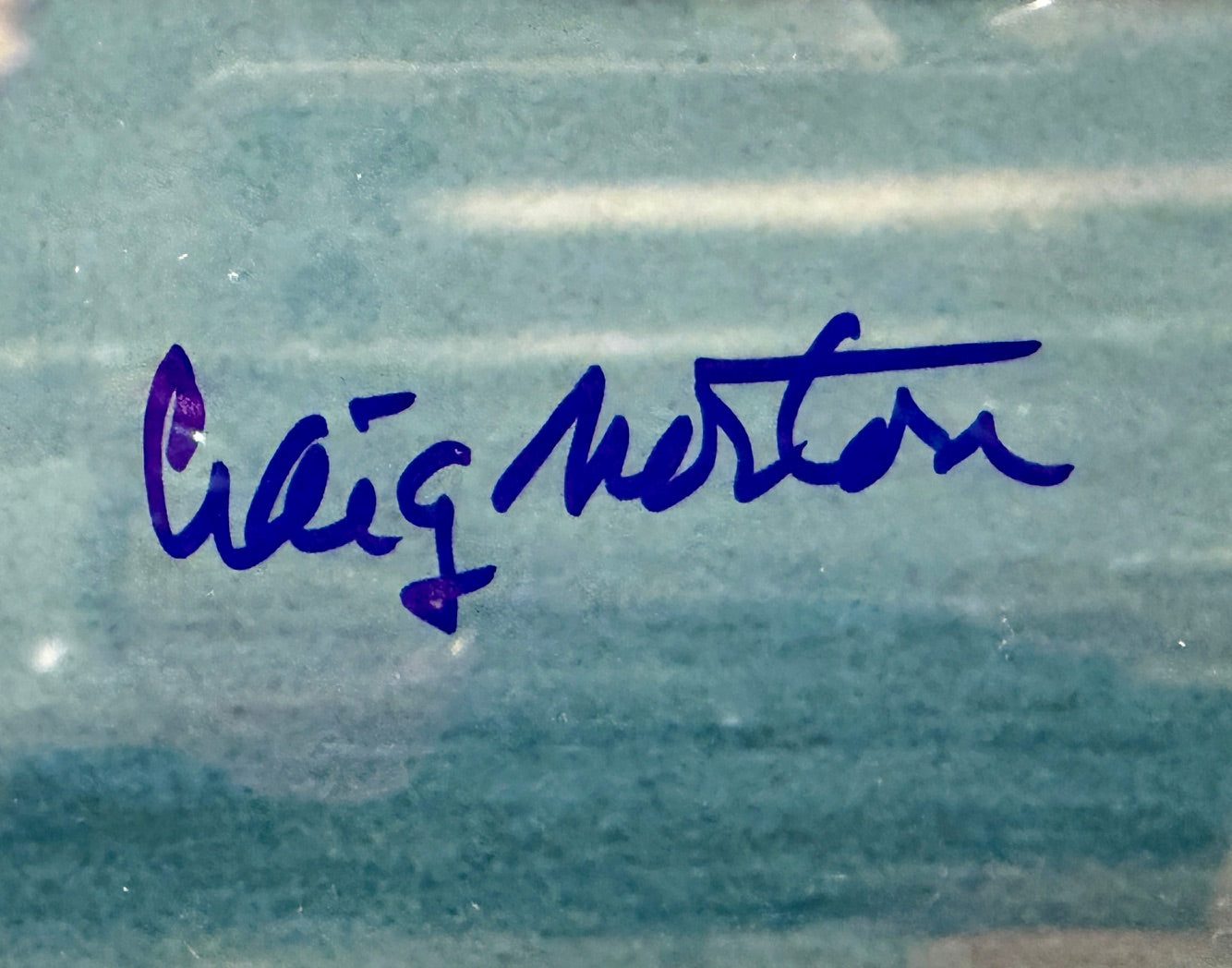 Craig Morton Autographed Broncos 16x20 Photo With Deluxe Frame