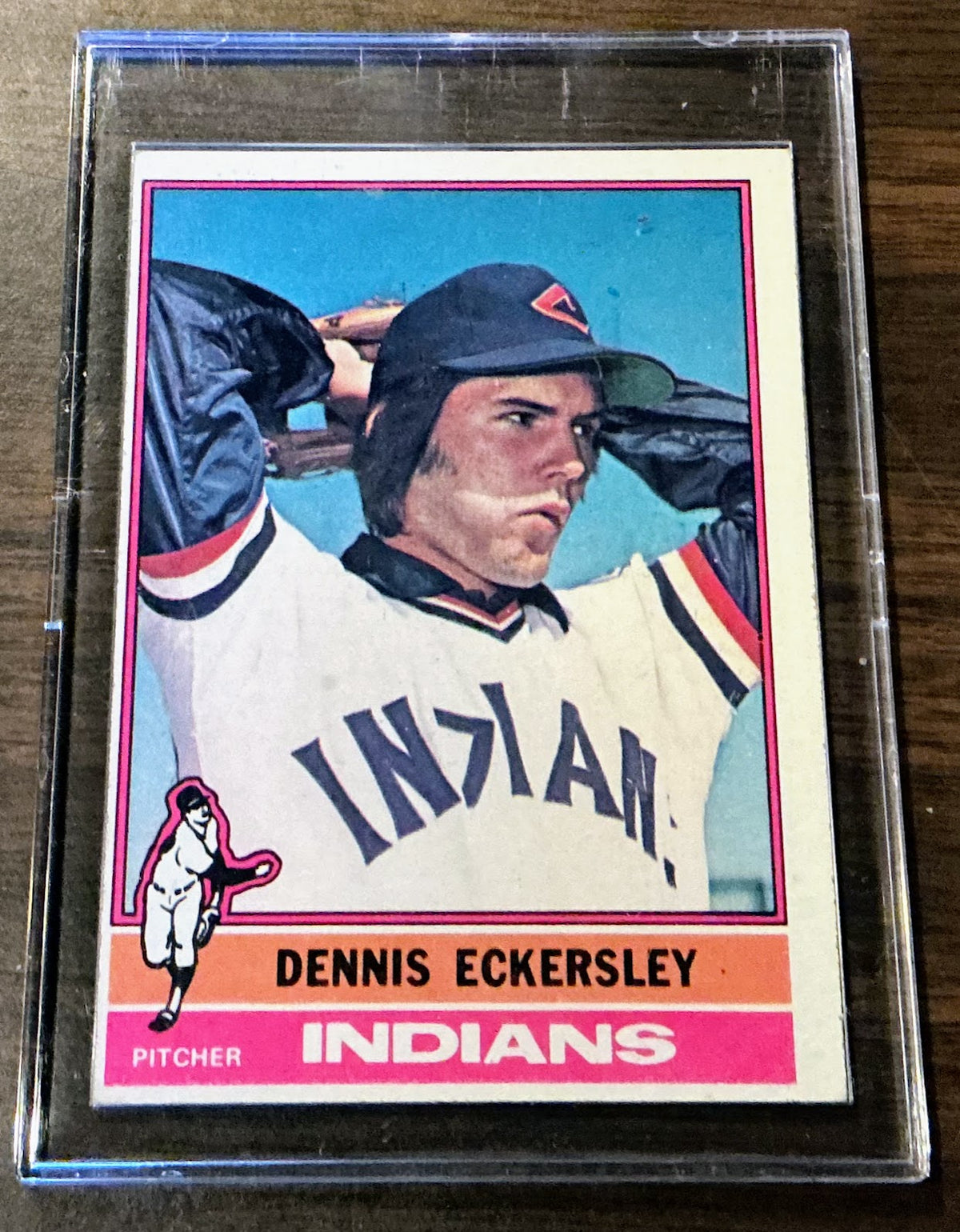 Dennis Eckersley 1976 Topps #98 Rookie Card — Cleveland Indians
