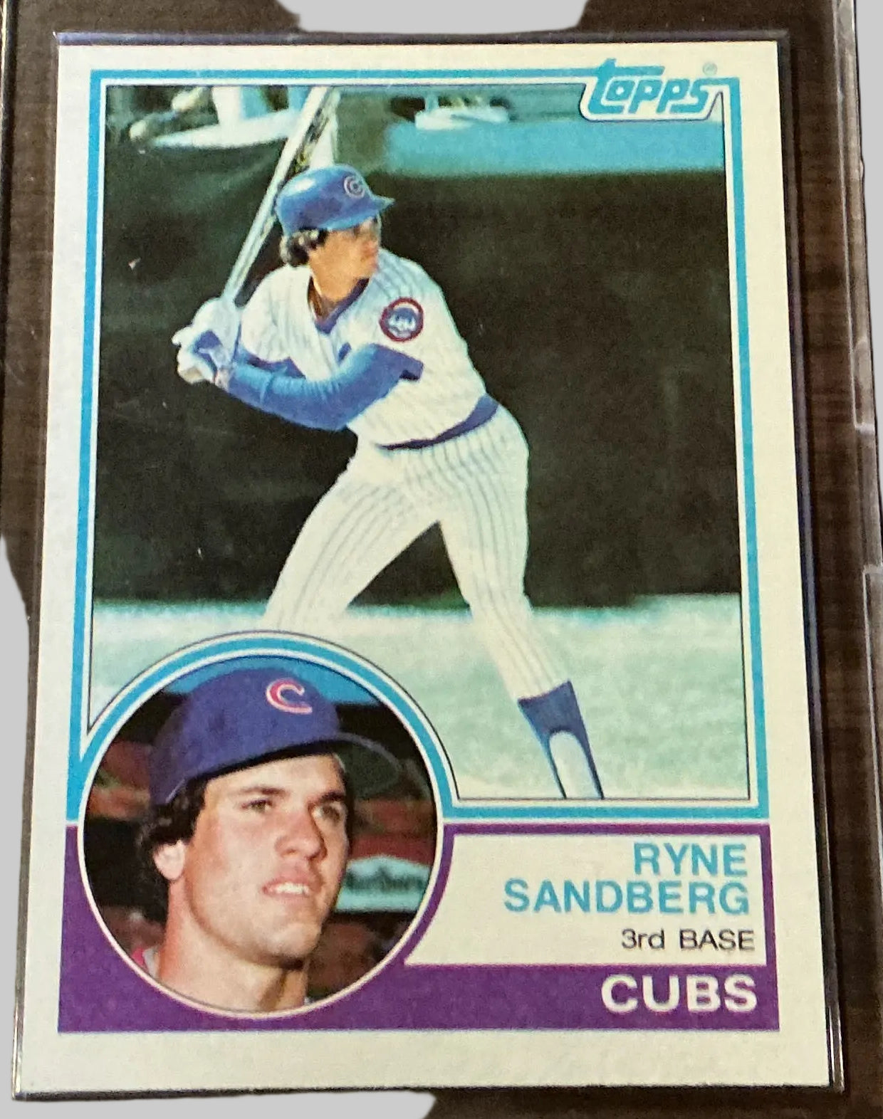 Ryne Sandberg 1983 Topps Rookie Card #83 — Chicago Cubs