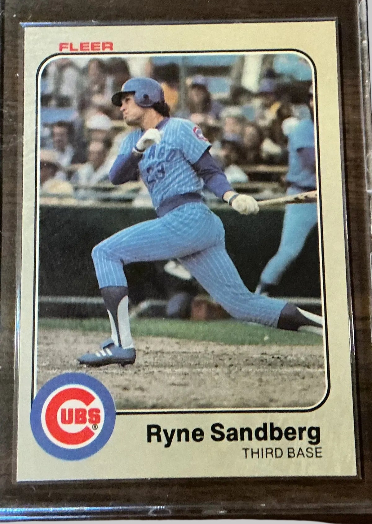 Ryne Sandberg 1983 Fleer Rookie Card #507 — Chicago Cubs