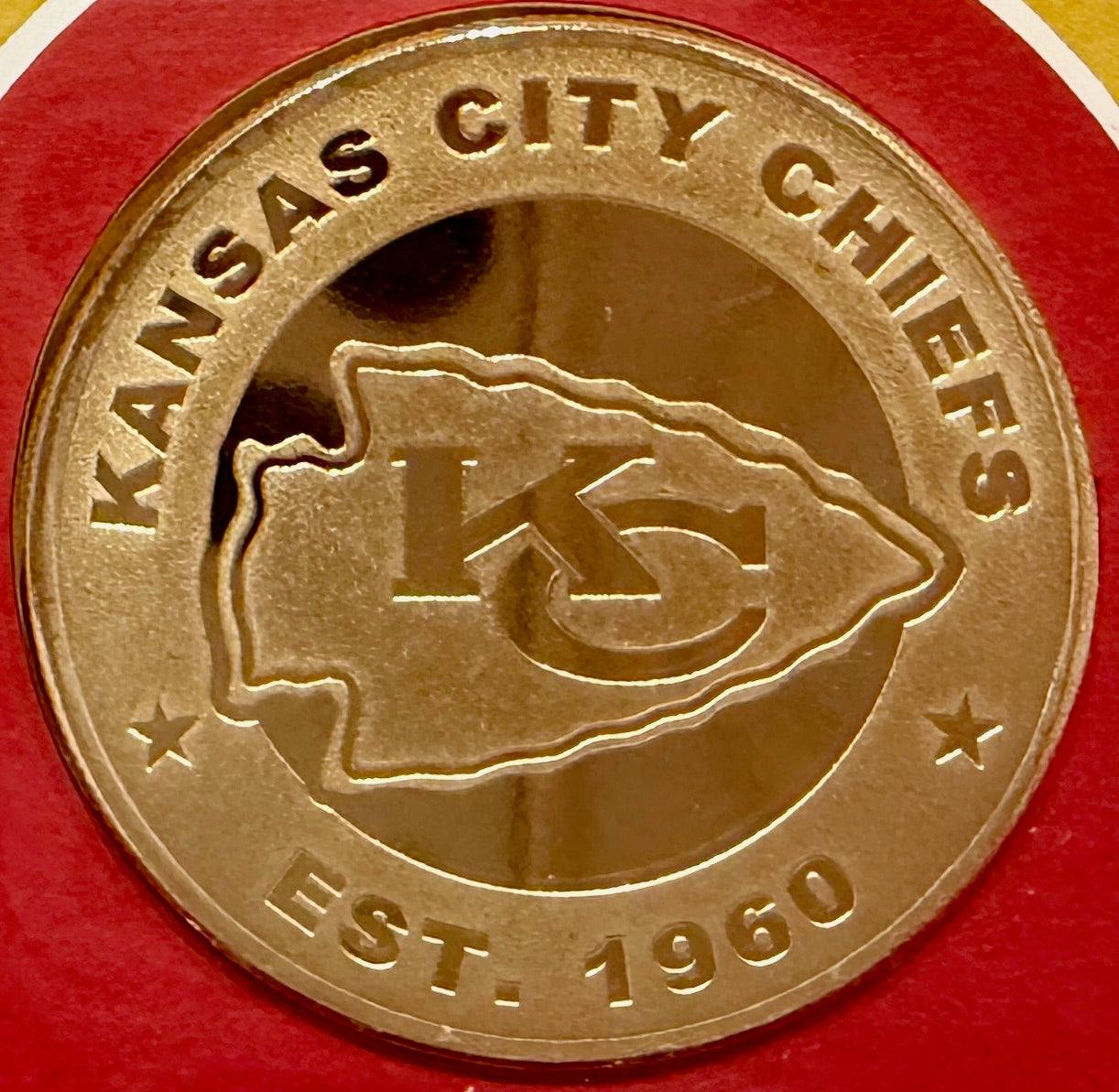 Kansas City Chiefs Record Breakers Highland Mint Photo and Coin Limited Edition 103/2024