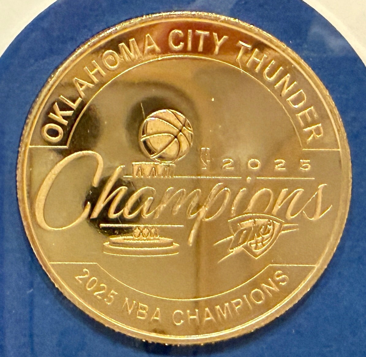 Shai Gilgeous-Alexander 2025 Champions Highland Mint Photo and Coin LE 64/2025