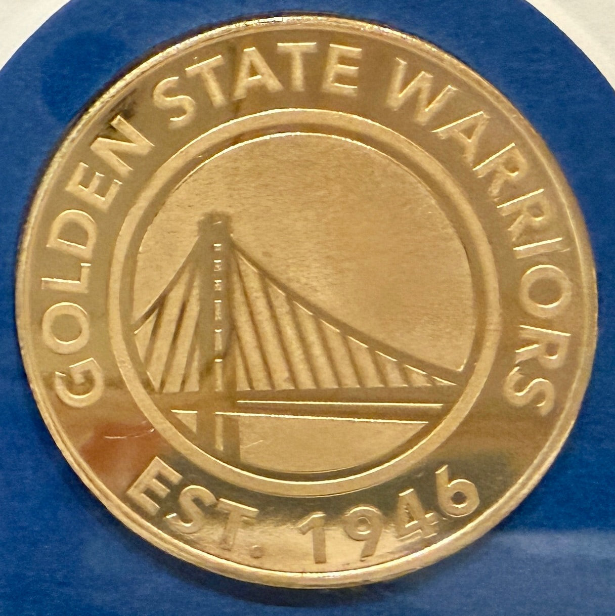 Stephen Curry Golden State Warriors Highland Mint Photo and Coin LE 23/1000 w/ Facsimile Signature