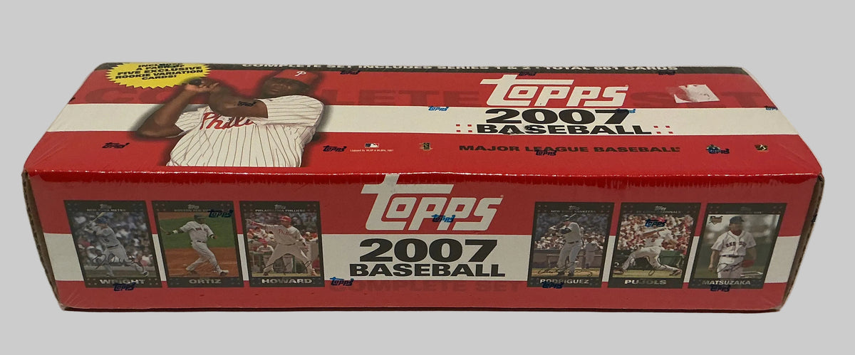 2007 Topps Baseball Complete Factory Set — 661 Cards + 5 Rookie Variation Cards