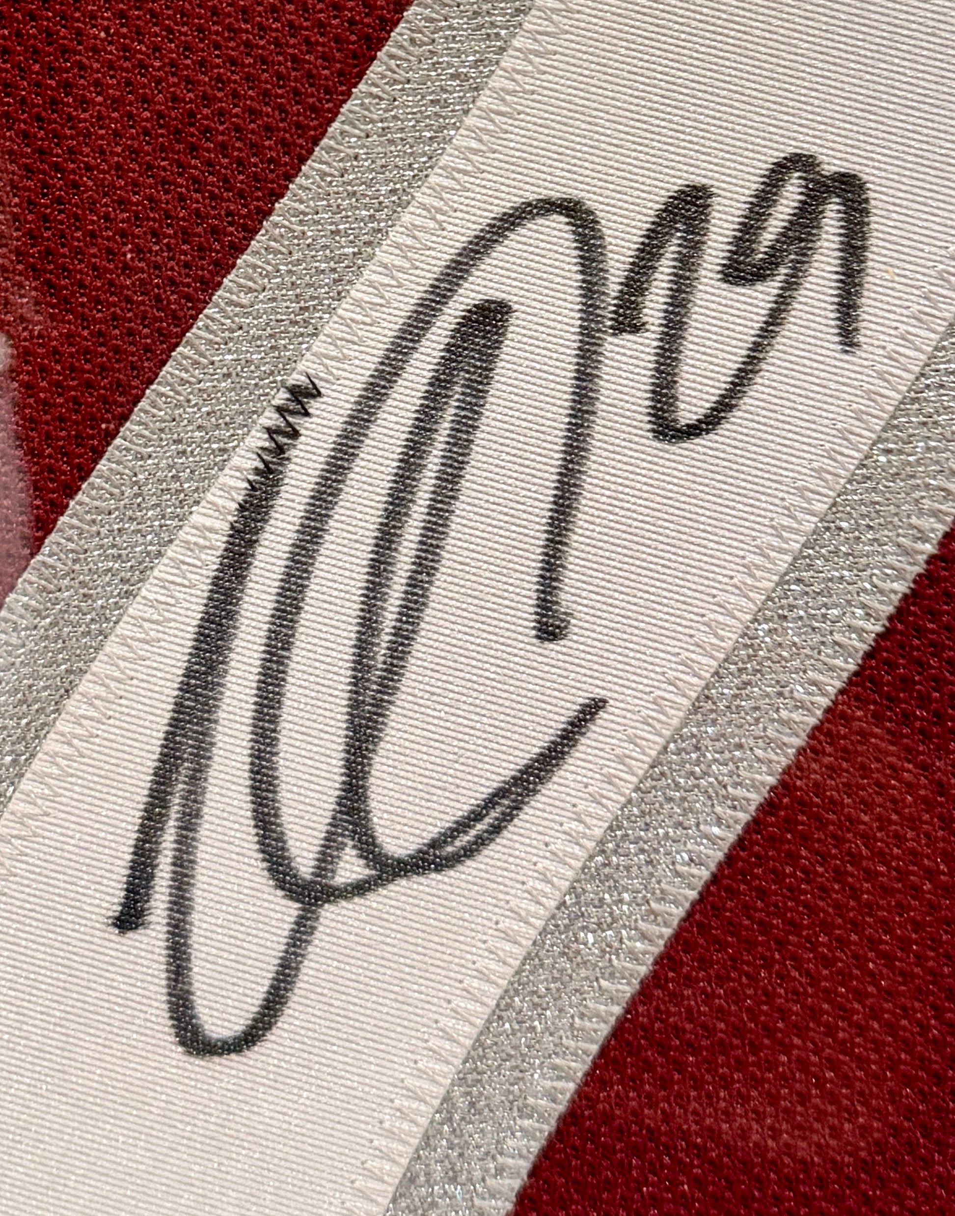 Nathan MacKinnon Colorado Avalanche Autographed Fanatics Premium Jersey w/ 2 8x10 Photos in Deluxe Frame