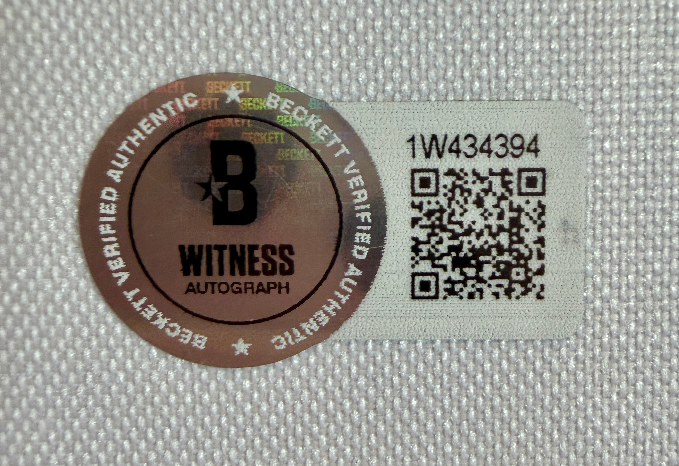 John Elway Autographed Broncos Orange Stat Jersey DLX Framed - Beckett COA