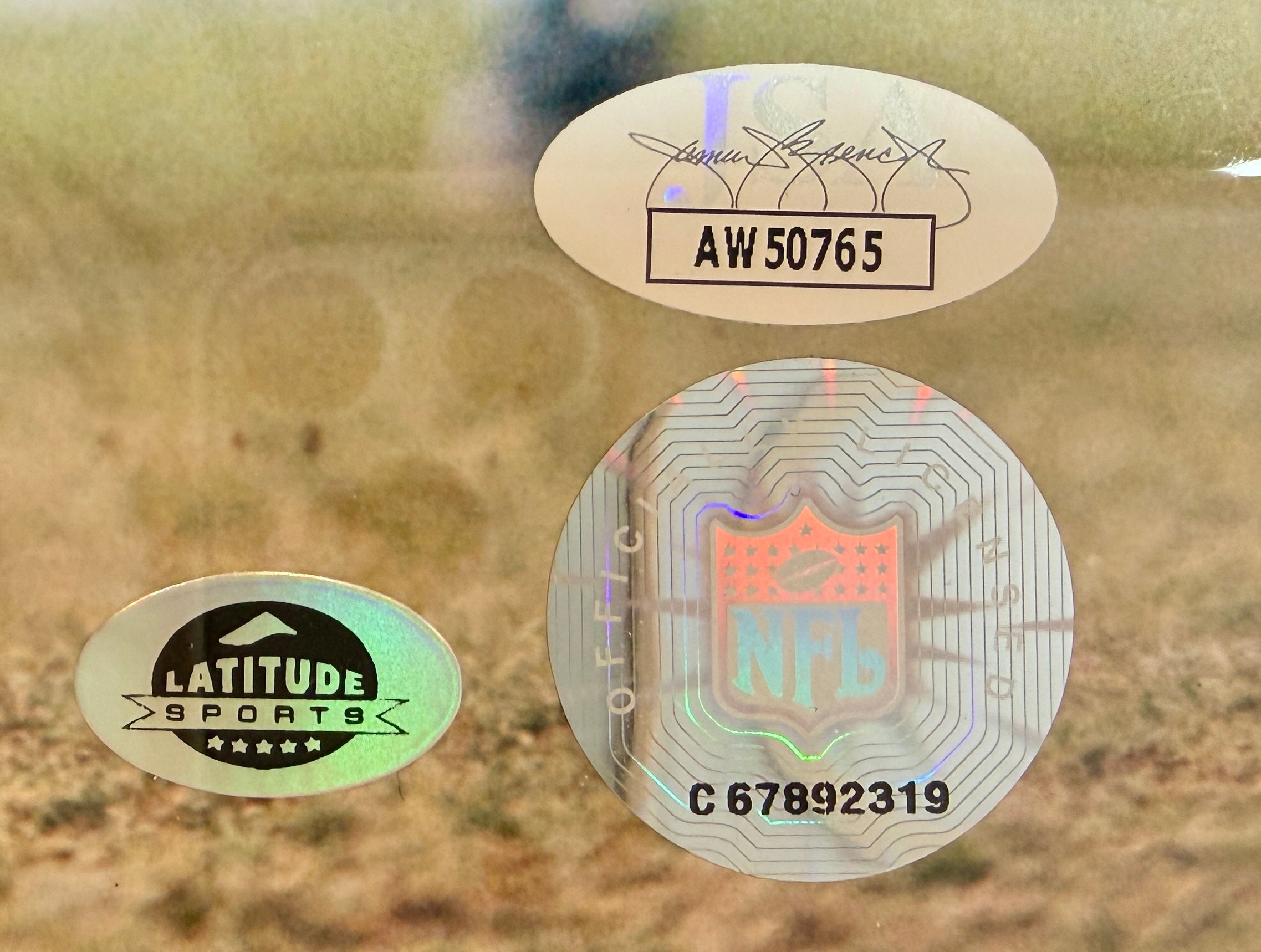 Jason Elam Autographed 8x10 Photo with Plaque - JSA COA