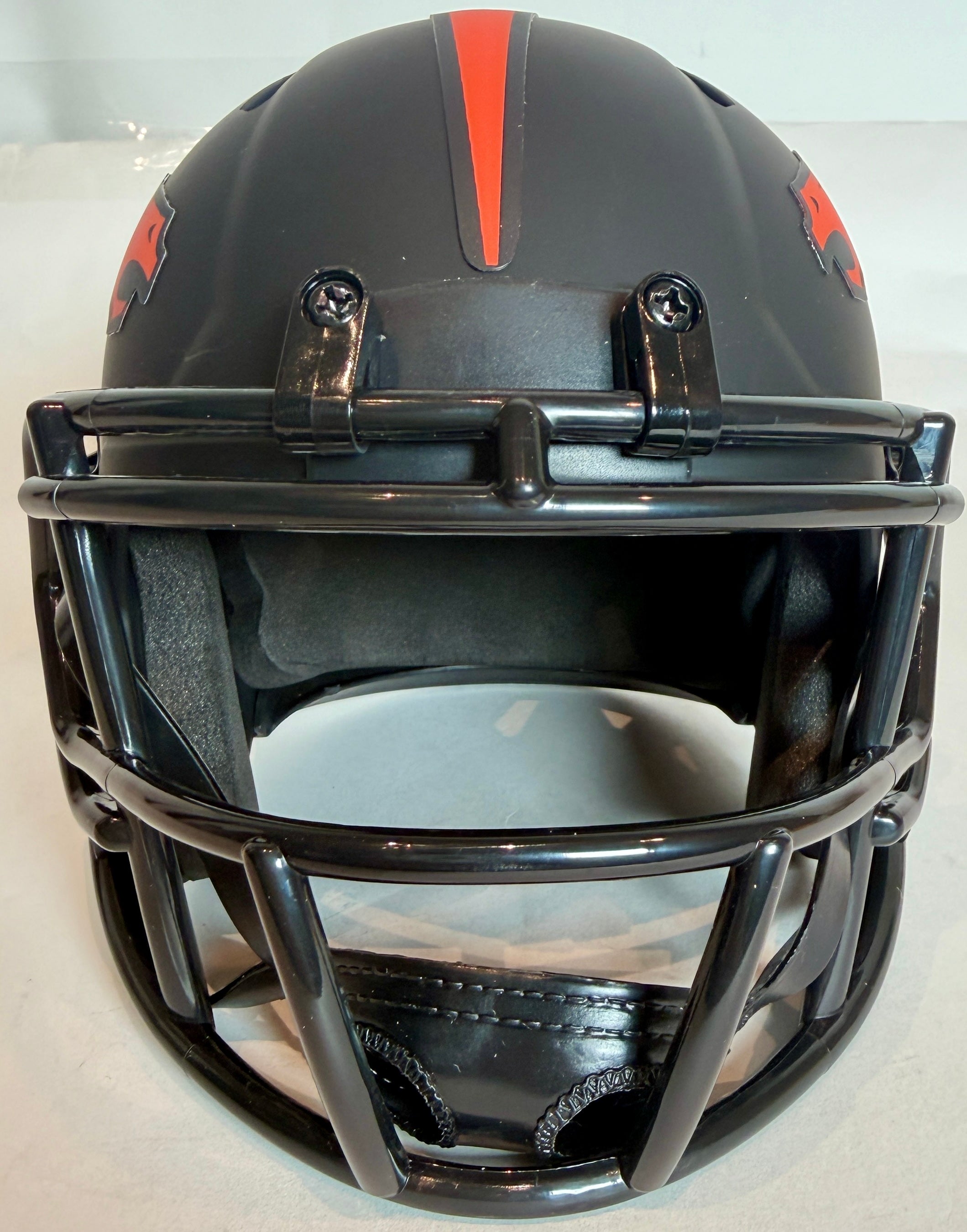 Steve Atwater Autographed Denver Broncos Eclipse Mini Helmet - BAS Certified