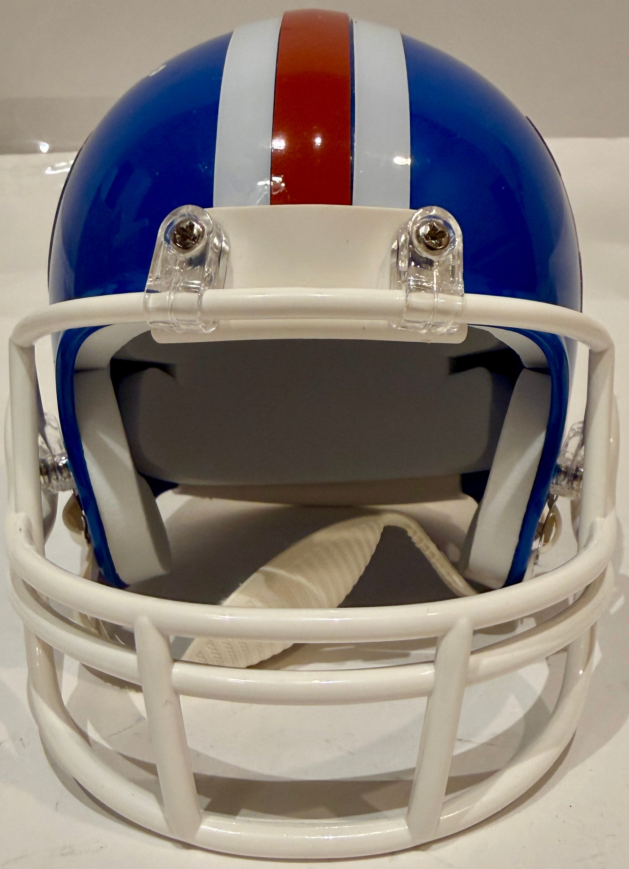 Steve Atwater Autographed Denver Broncos 'D' Logo Mini Helmet - Inscribed 'HOF '20' - BAS Certified