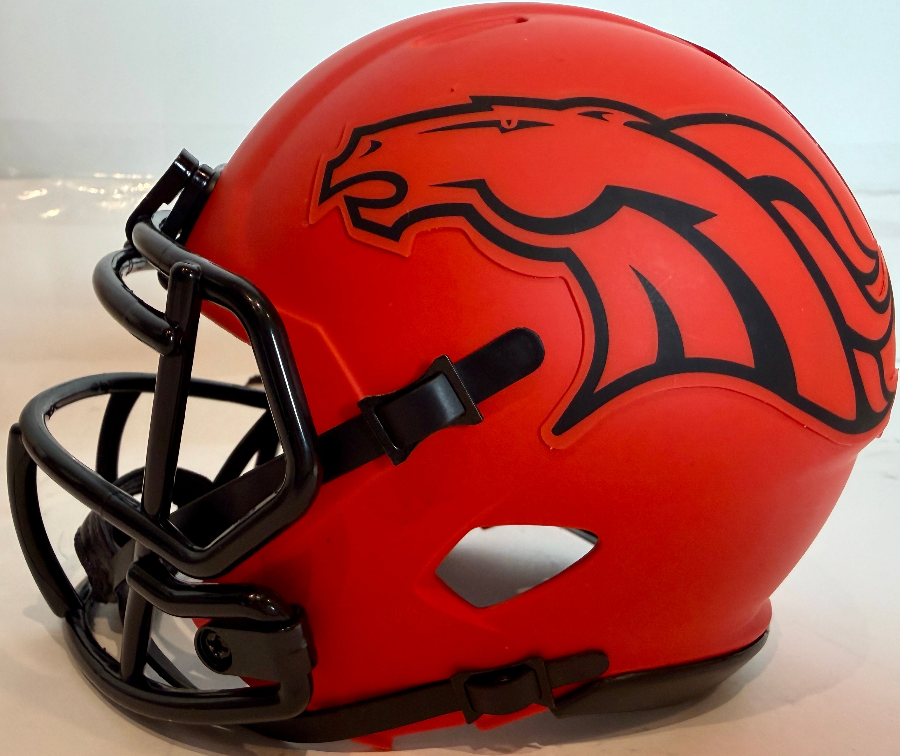 Jonathon Cooper Autographed Denver Broncos Rave Mini Helmet - BAS Certified