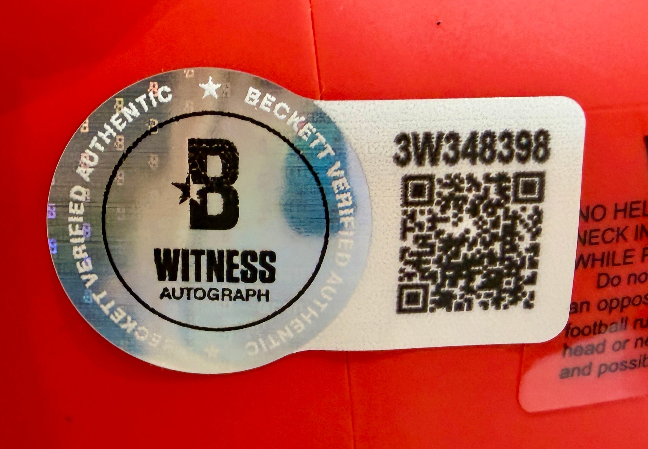 Jonathon Cooper Autographed Denver Broncos Rave Mini Helmet - BAS Certified