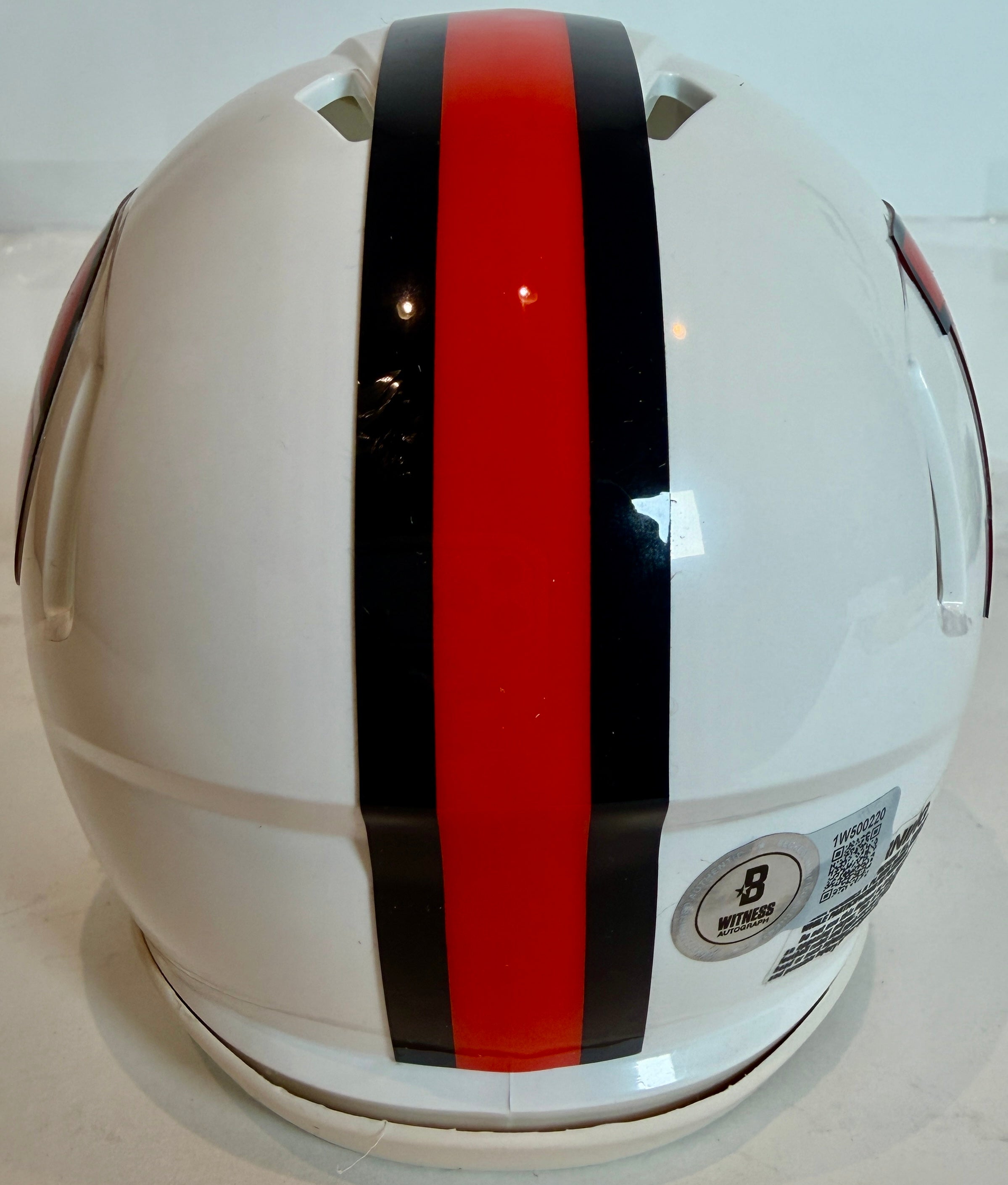 Karl Mecklenburg Autographed/Inscribed Denver Broncos Snowcapped Mini Helmet BAS COA