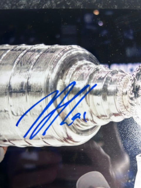 Nazem Kadri Autographed 8x10 Photo with Plaque — Colorado Avalanche | JSA COA