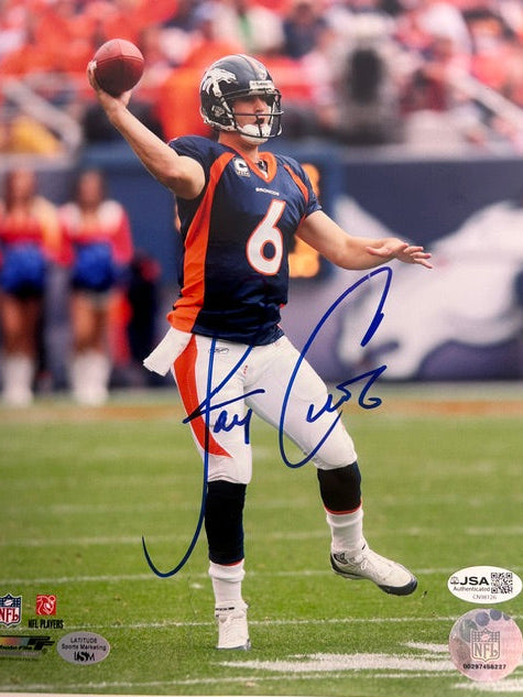 Jay Cutler Autographed Denver Broncos 8x10 Photo – JSA Certified