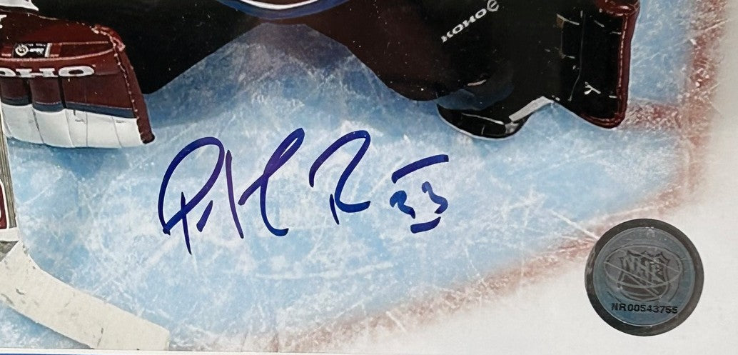 Patrick Roy Colorado Avalanche Autographed 8x10 Photo Deluxe Frame JSA COA