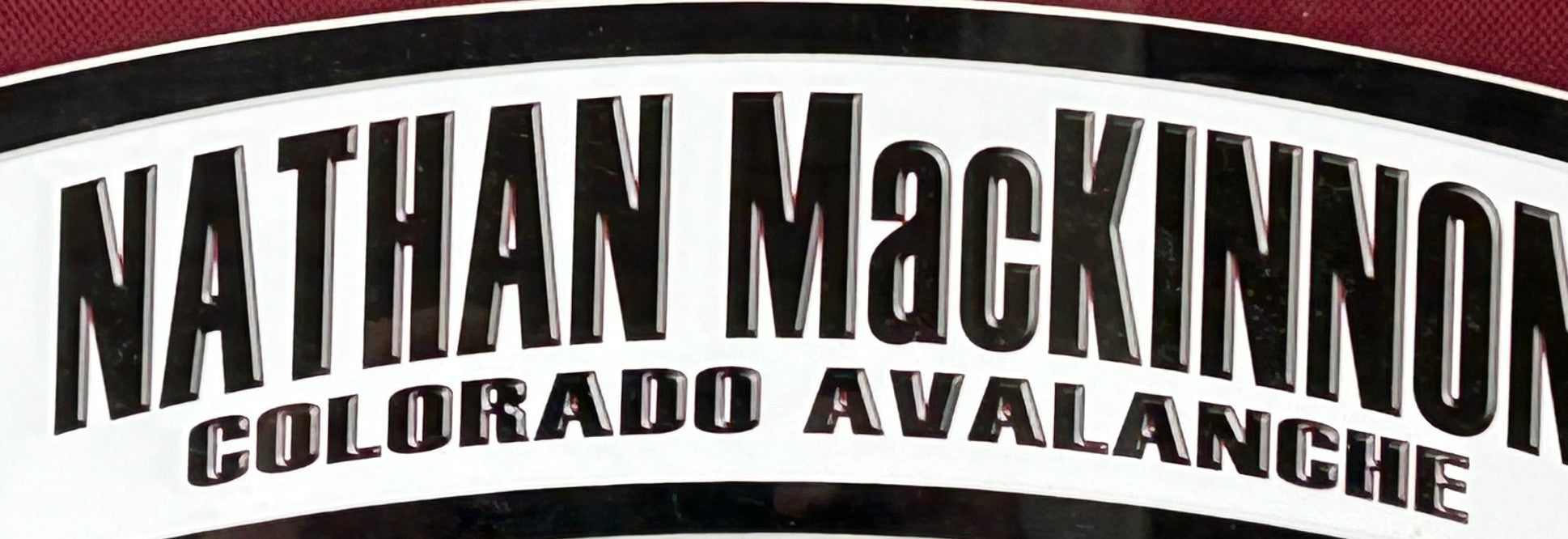 Nathan MacKinnon Autographed Colorado Avalanche Jersey Deluxe Frame - Fanatics COA
