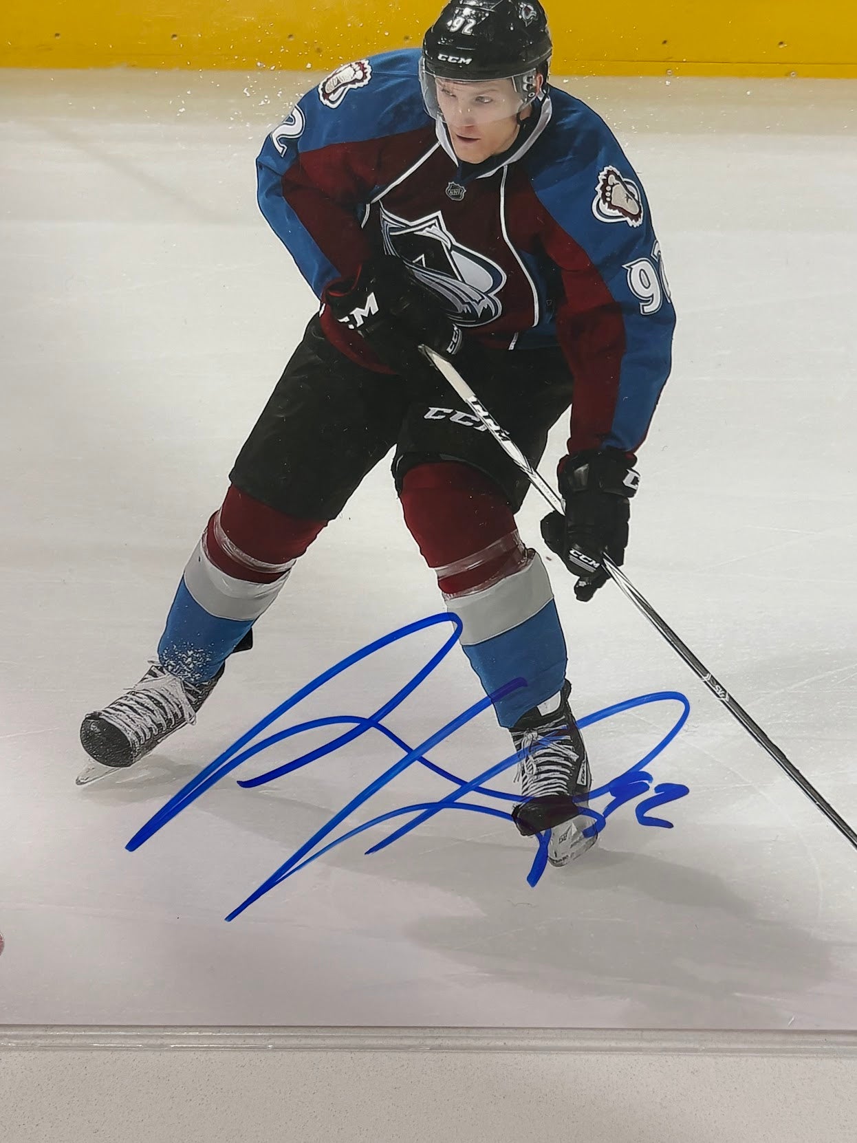 Gabriel Landeskog Autographed 8x10 Photo — Colorado Avalanche | JSA COA