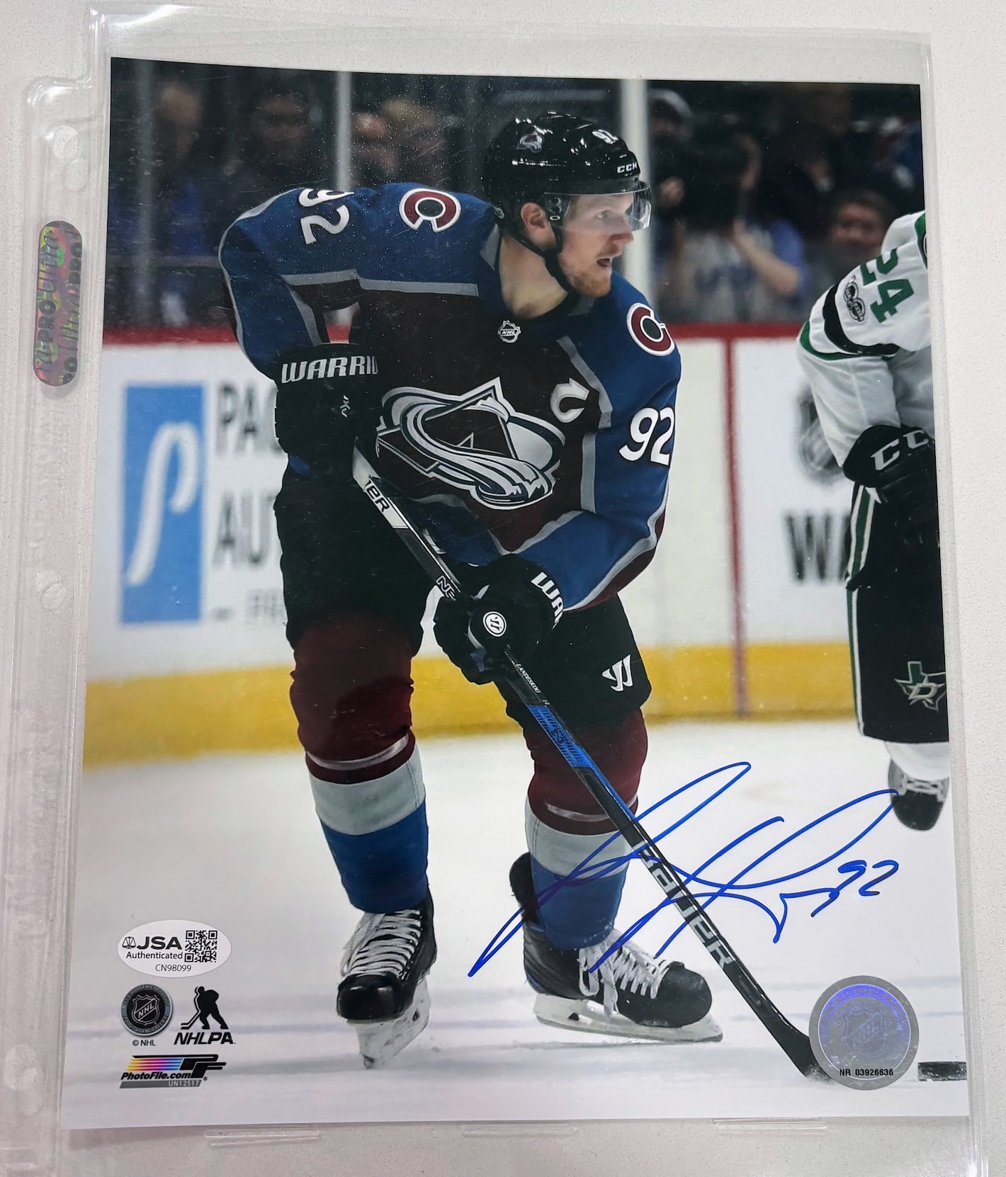 Gabriel Landeskog Autographed 8x10 Photo — Colorado Avalanche | JSA COA