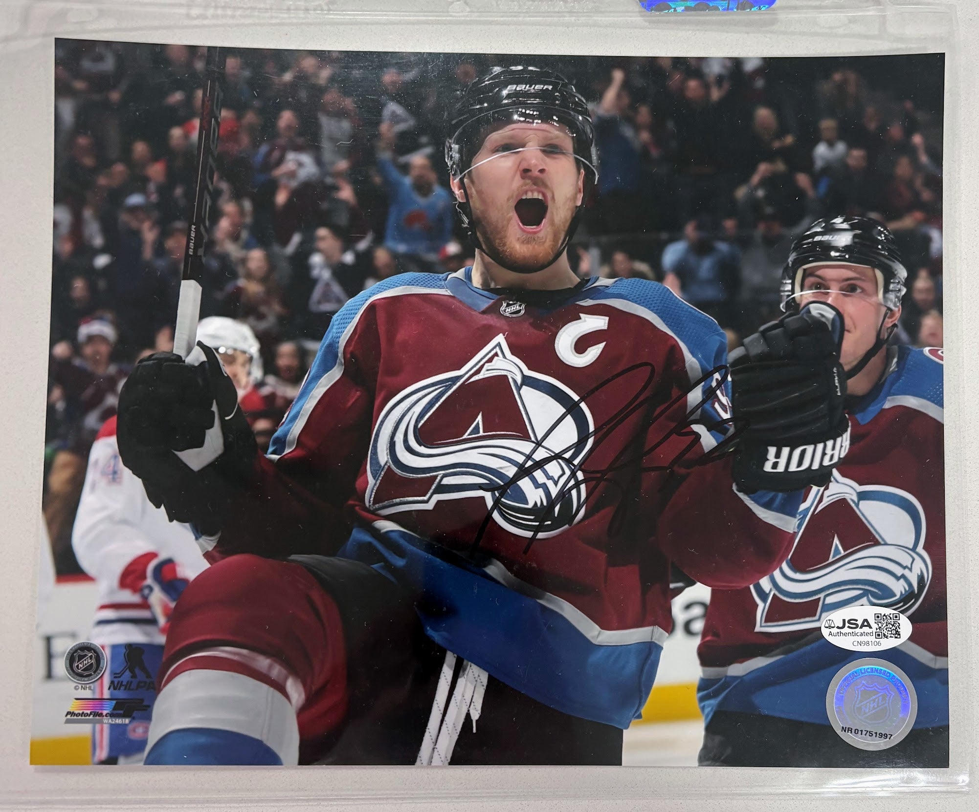 Gabriel Landeskog Autographed 8x10 Photo — Colorado Avalanche | JSA COA