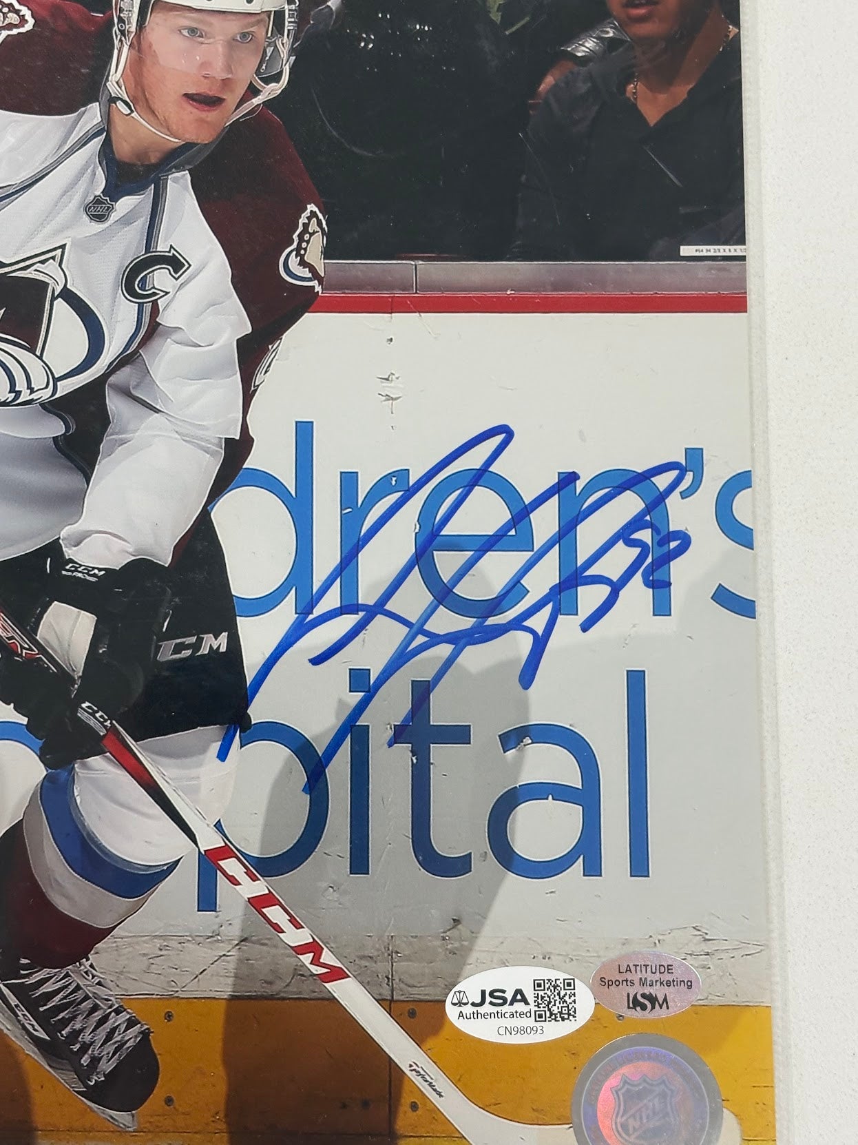 Gabriel Landeskog Autographed 8x10 Photo — Colorado Avalanche | JSA COA