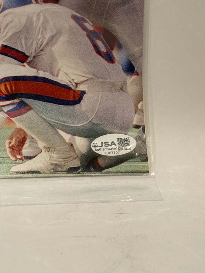 David Treadwell Autographed 8x10 Photo — Denver Broncos | JSA COA