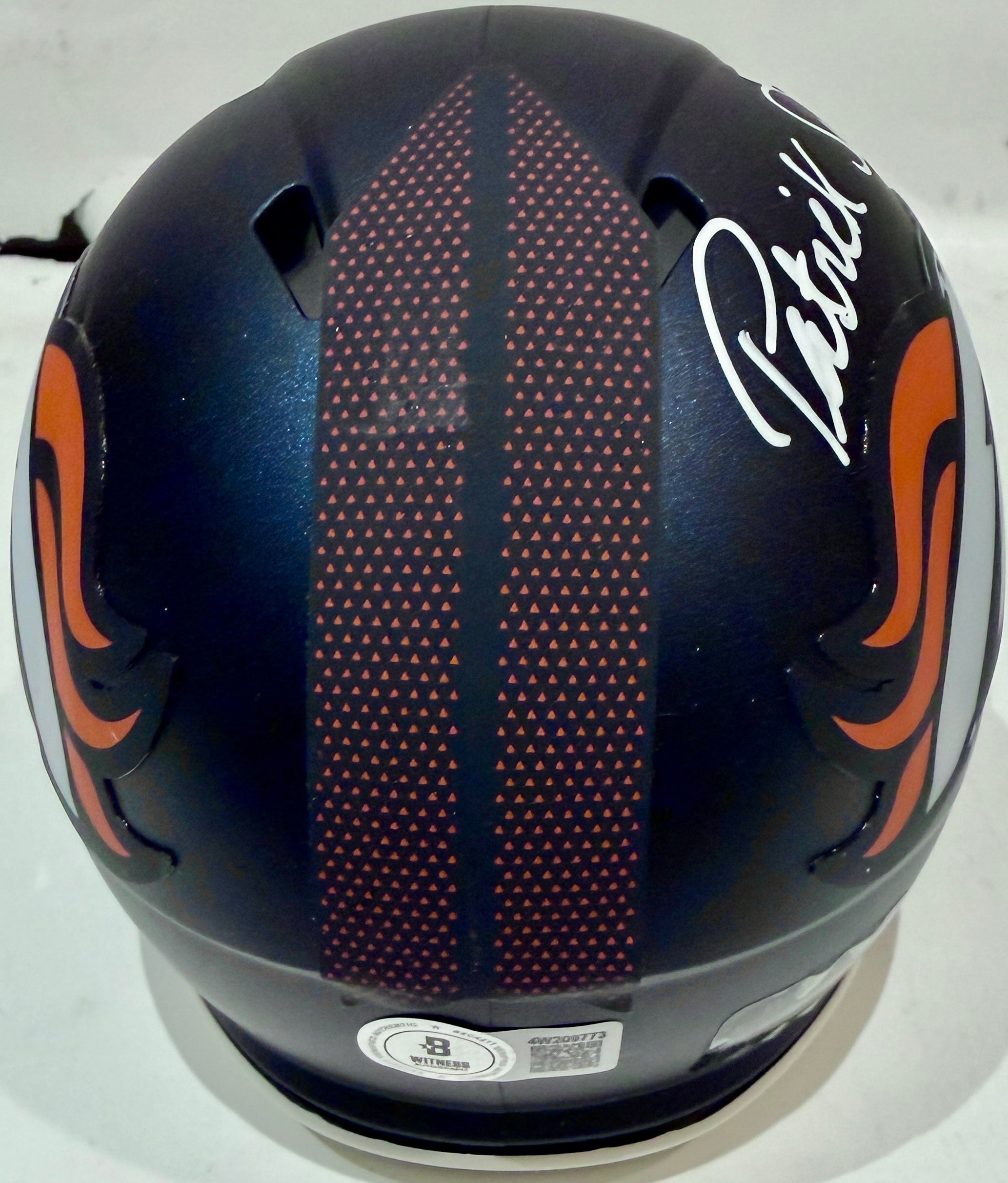 Patrick Surtain II Autographed Denver Broncos Navy Mini Helmet BAS COA