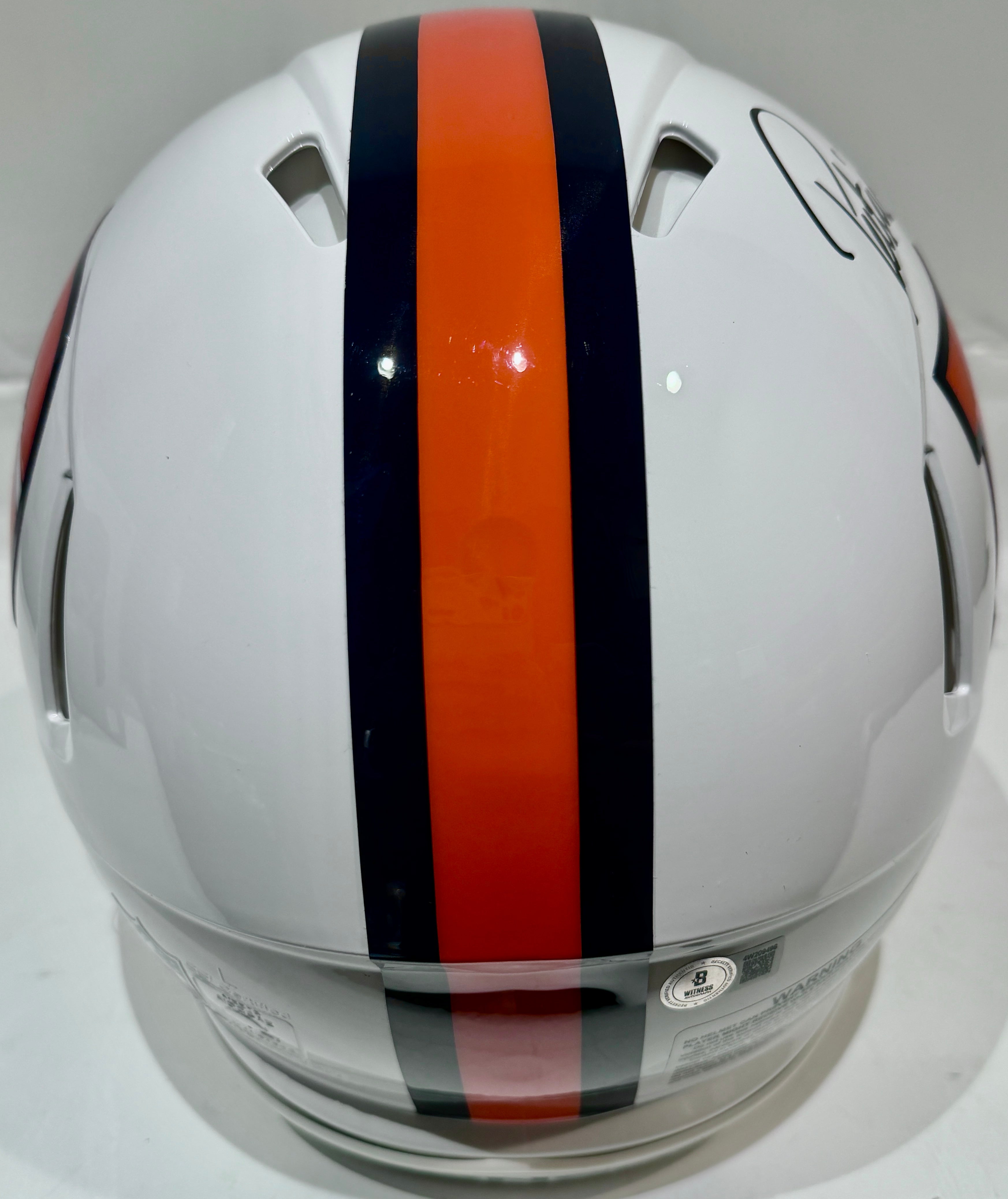 Patrick Surtain II Autographed Denver Broncos Snowcapped NFL Pro Helmet BAS COA