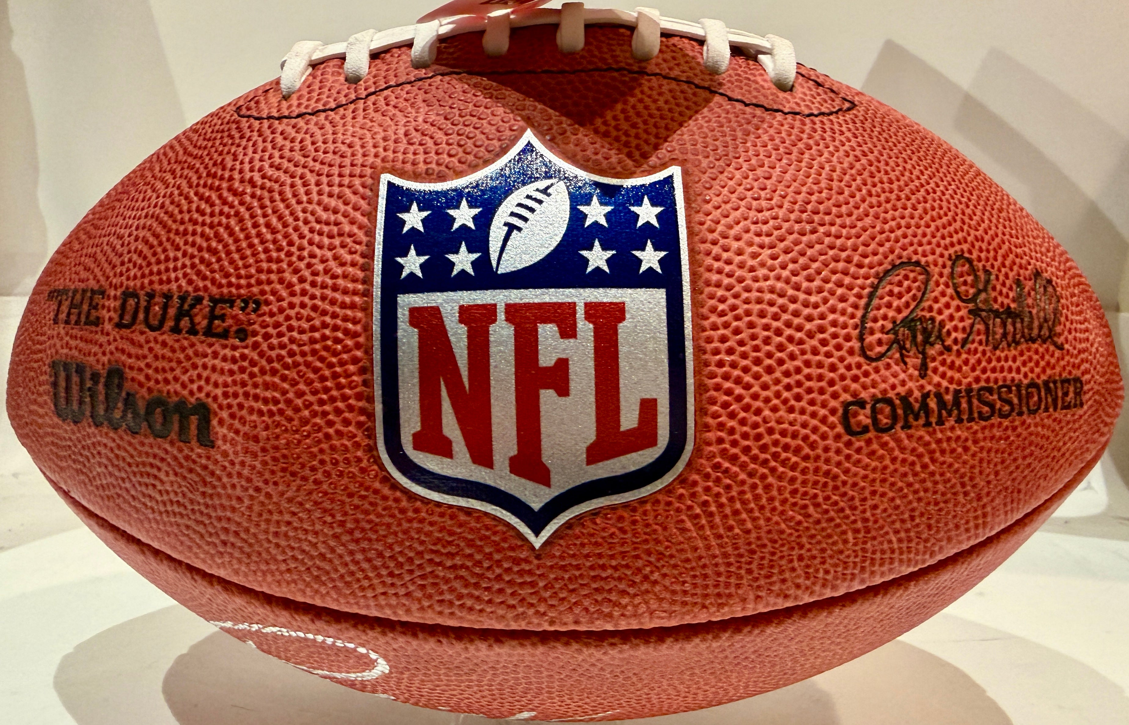Patrick Surtain II Autographed Denver Broncos NFL Football Inscribed "DPOY '24" BAS COA