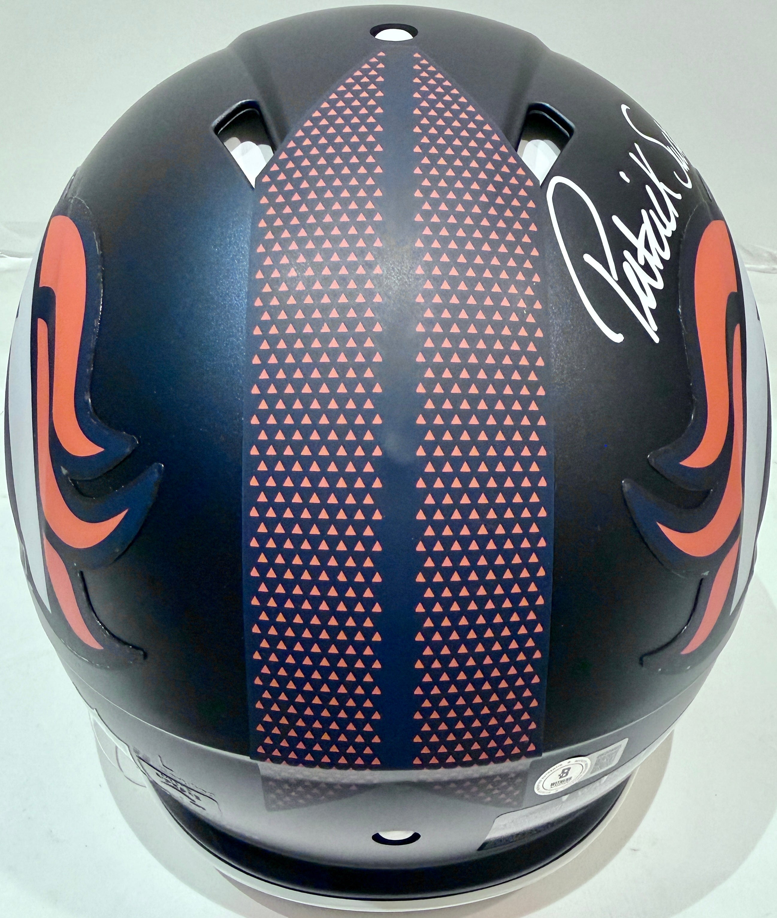 Patrick Surtain II Autographed Denver Broncos Navy NFL Pro Helmet Inscribed "NFL DPOY 24" BAS COA
