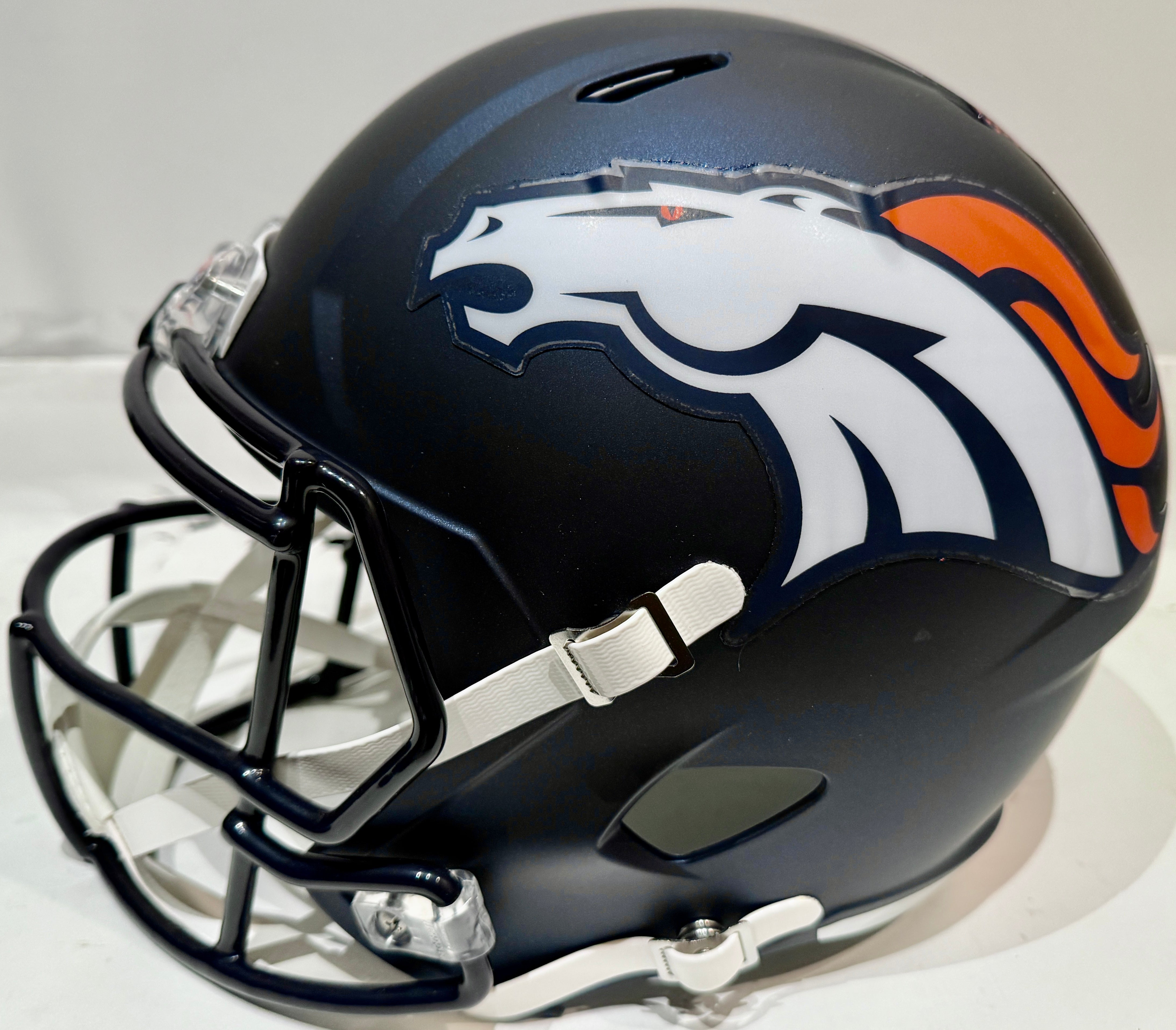 Patrick Surtain II Autographed Denver Broncos Replica Helmet Inscribed "NFL DPOY 24" BAS COA