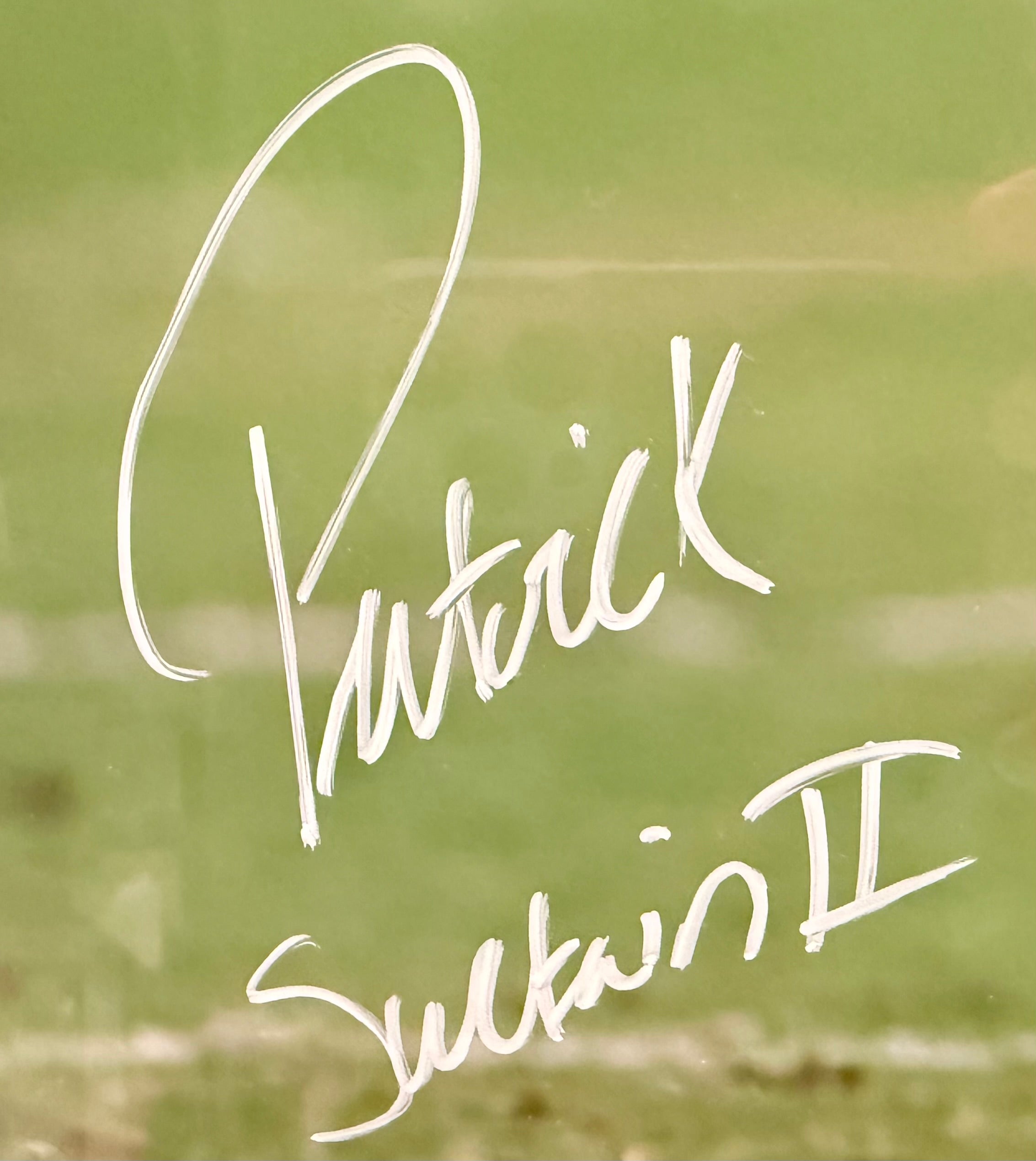 Patrick Surtain II Autographed 16x20 Photo Denver Broncos With Deluxe 3D Lighted Frame BAS COA