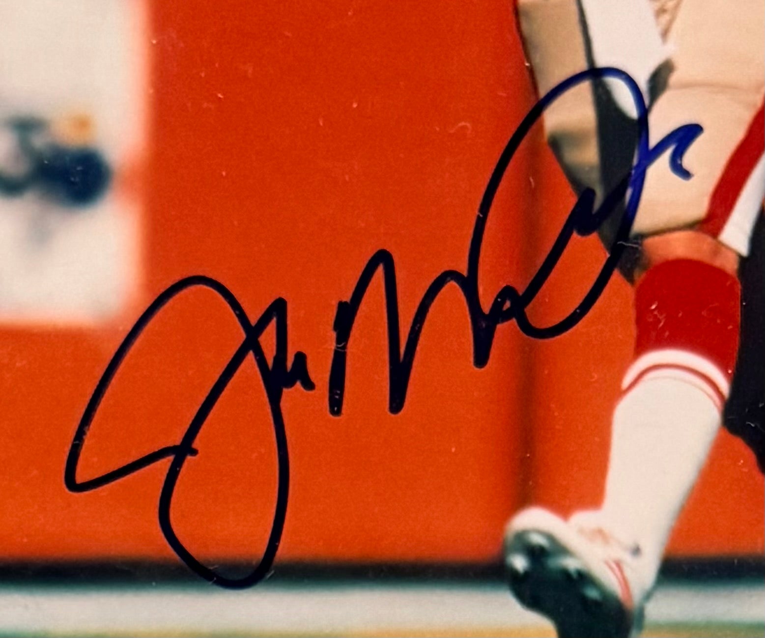Joe Montana Autographed 8x10 Photo — San Francisco 49ers | Deluxe 3D Lighted Shadowbox Frame | BAS COA