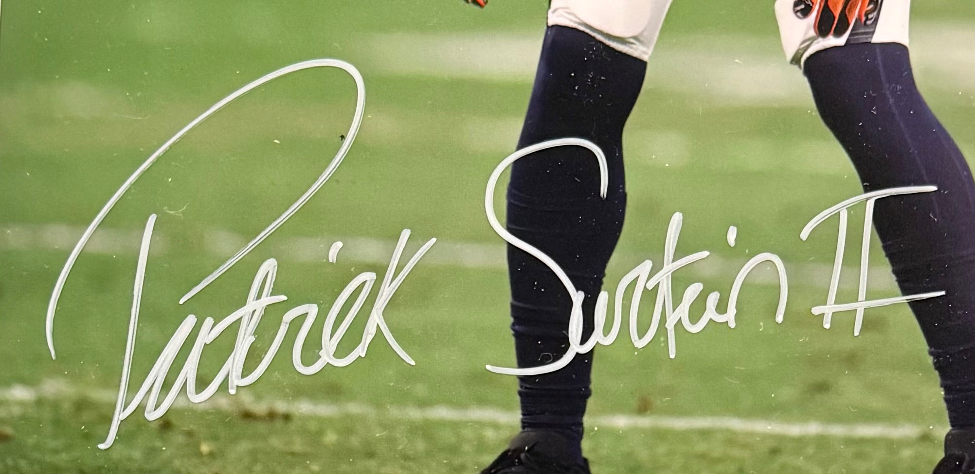 Patrick Surtain II Autographed 8x10 Photo — Framed | Denver Broncos | BAS COA