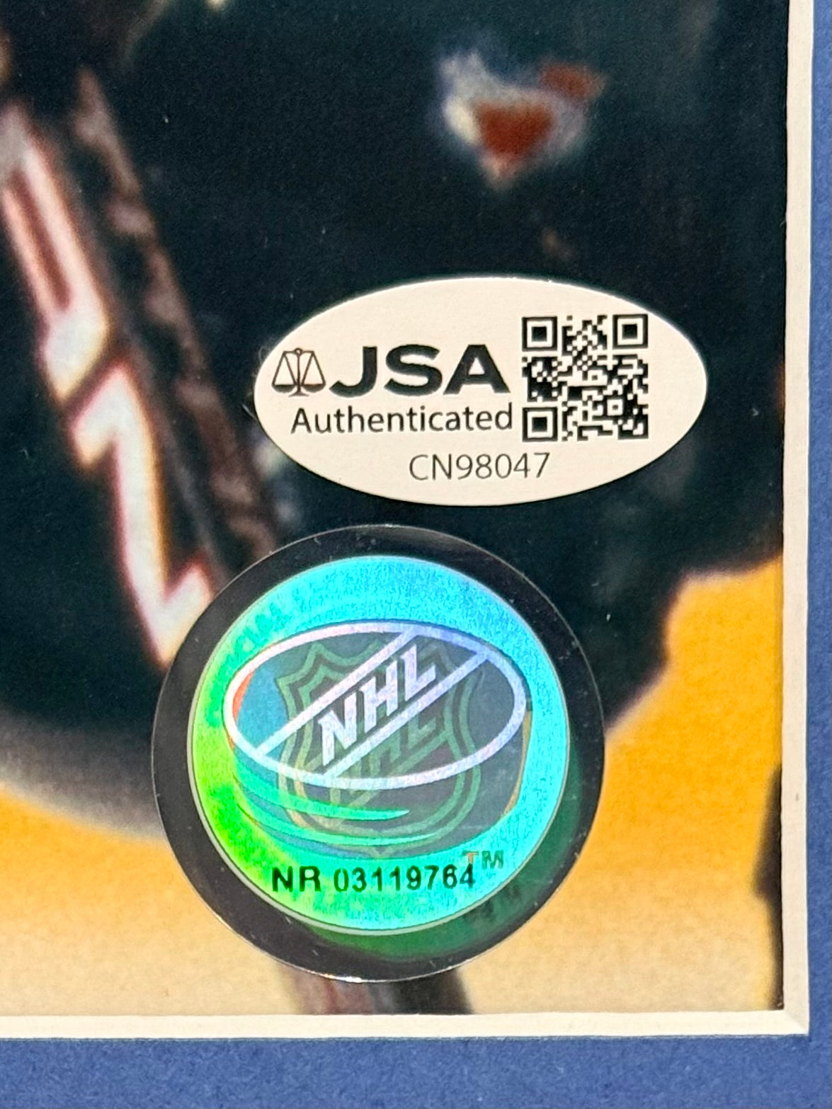 Joe Sakic & Peter Forsberg Dual Autographed 16x20 Photo – Colorado Avalanche JSA COA