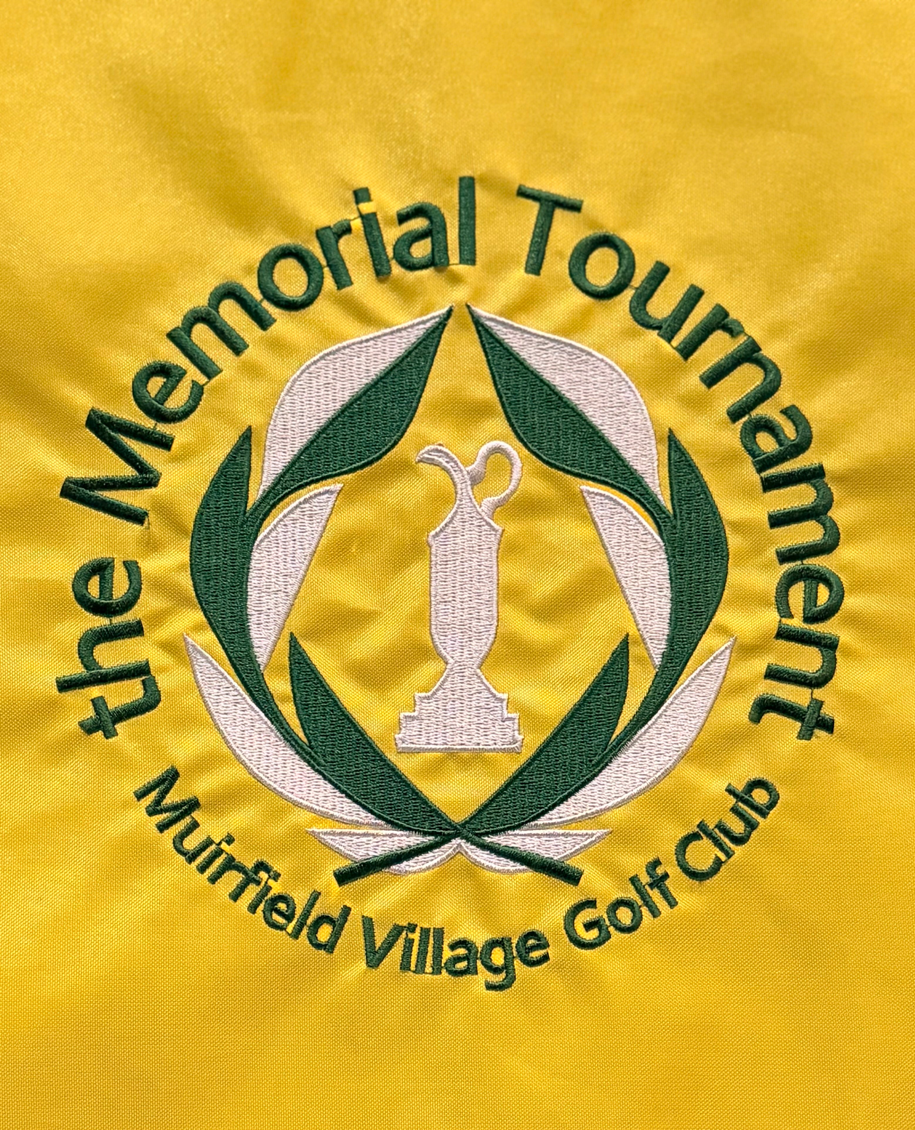 Jack Nicklaus Autographed Memorial Tournament Flag With 3D Lighted Shadowbox Frame – BSA COA